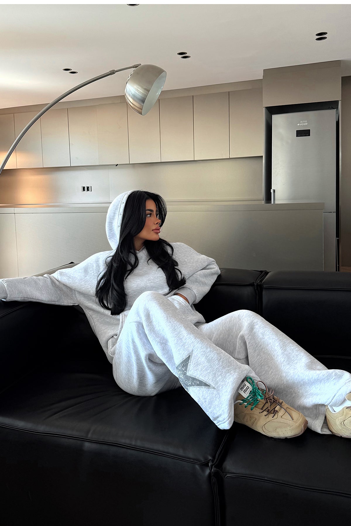 Gri Stars Eşofman Takım ATE-3730