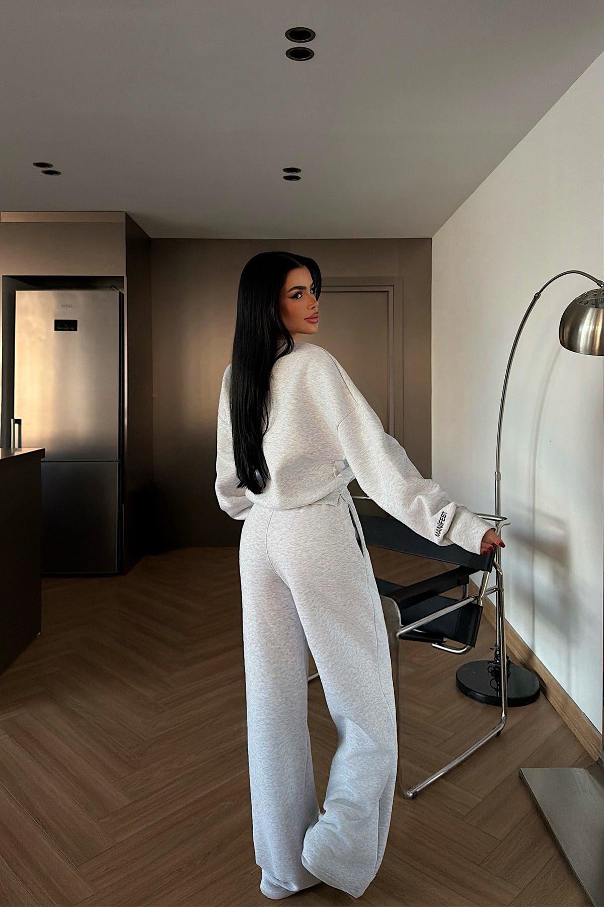 Gri Manifest Eşofman Takımı  ATE-4168