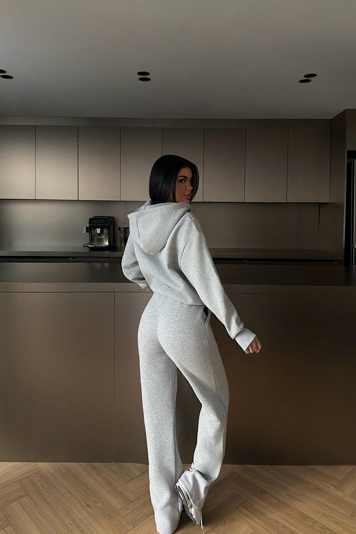 Gri Rodeo Eşofman Takımı ATE-4411