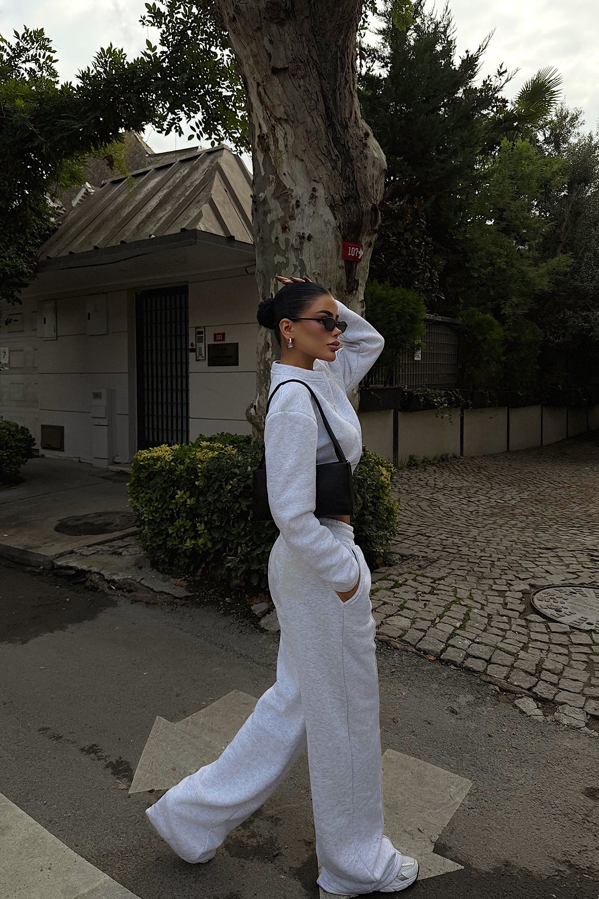 Gri Doutzen Eşofman Takımı ATE-3849