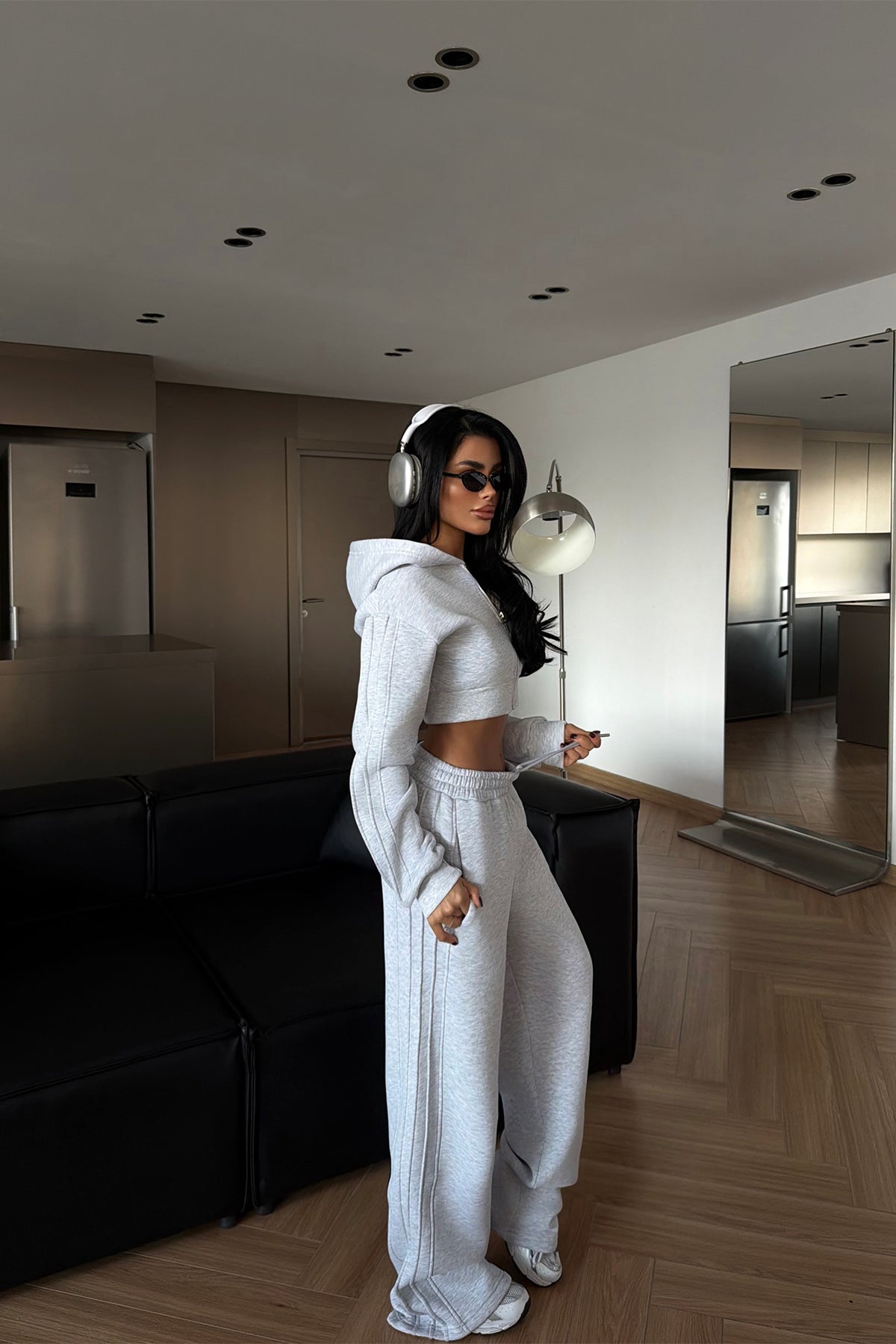 Gri Joshua Eşofman Takımı ATE-4085