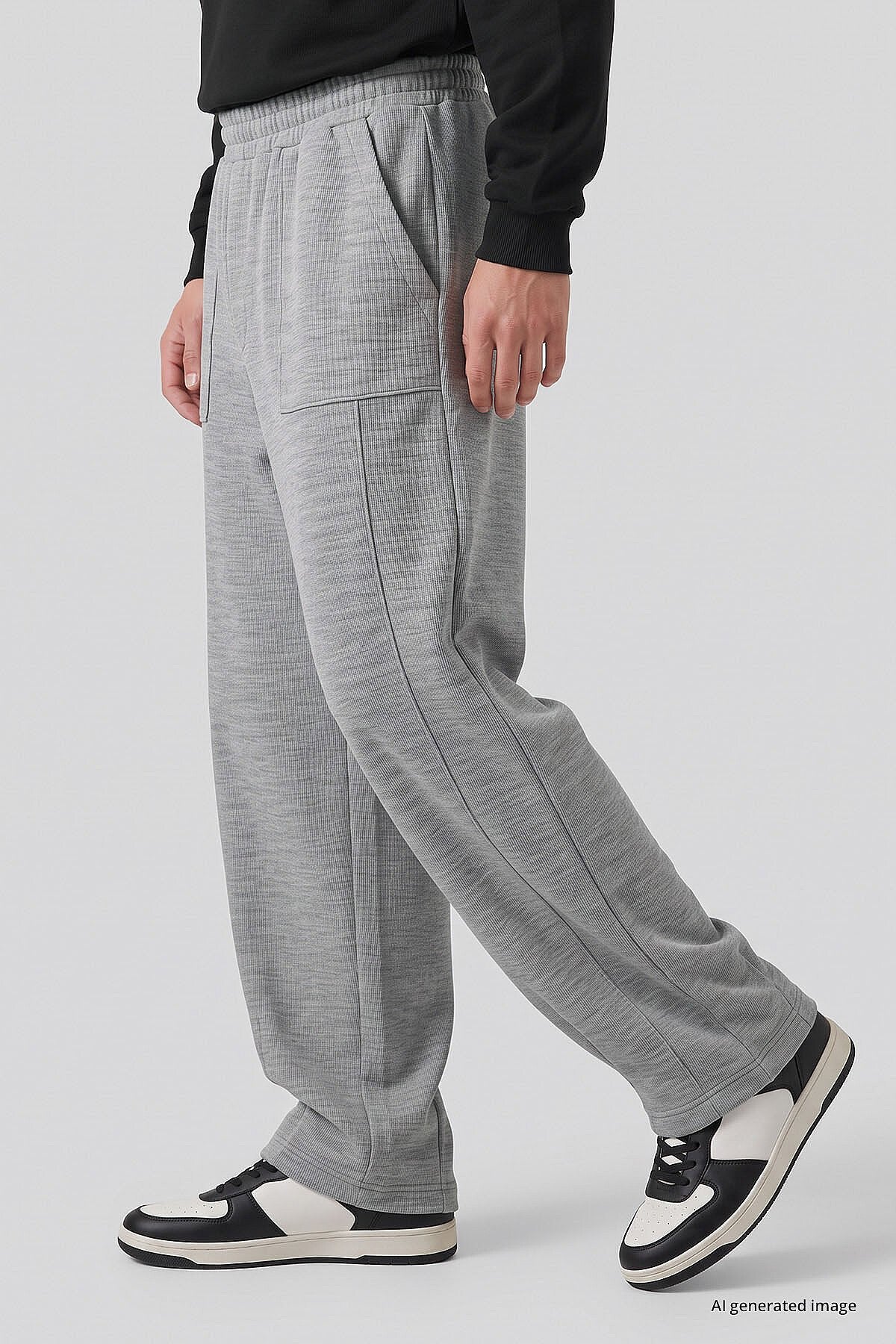 Gri Melanj Balon Fit Erkek Eşofman Alt - 82205