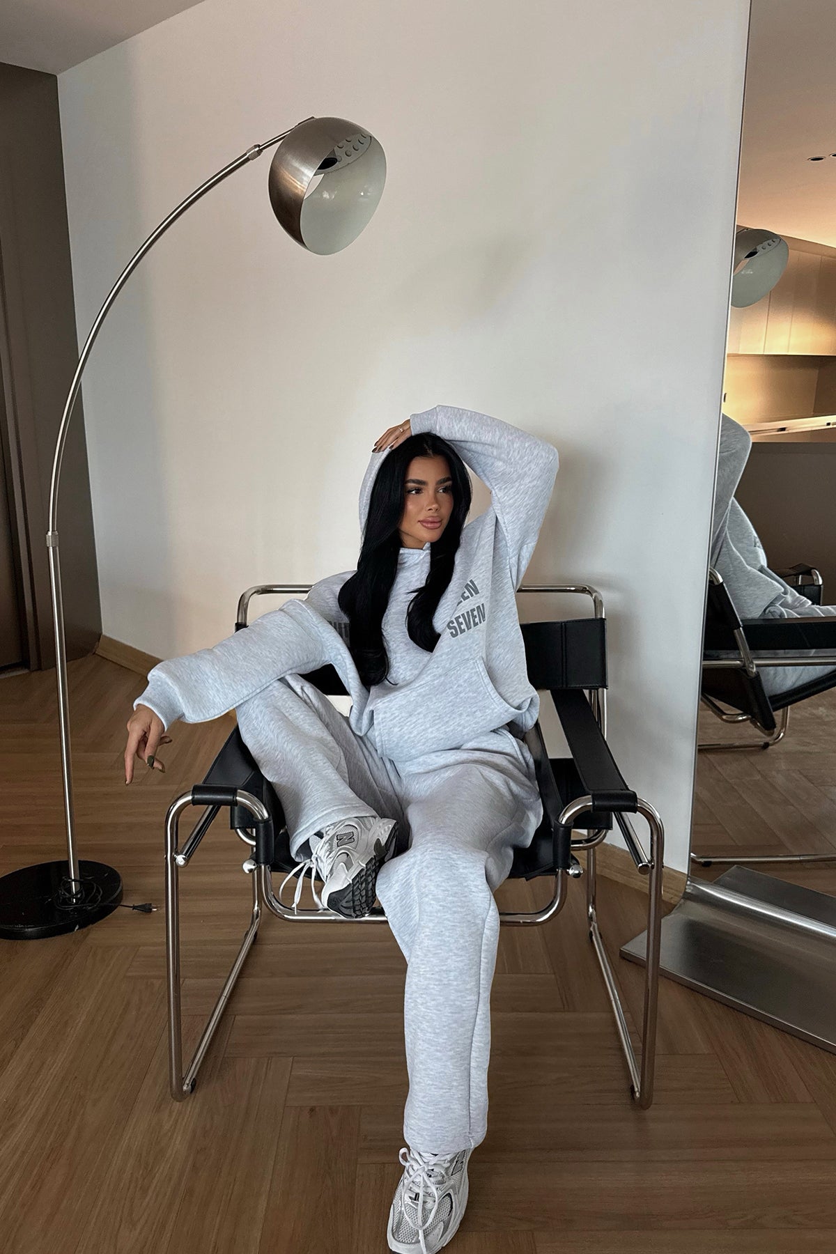 Gri Darcey Eşofman Takım ATE-3711