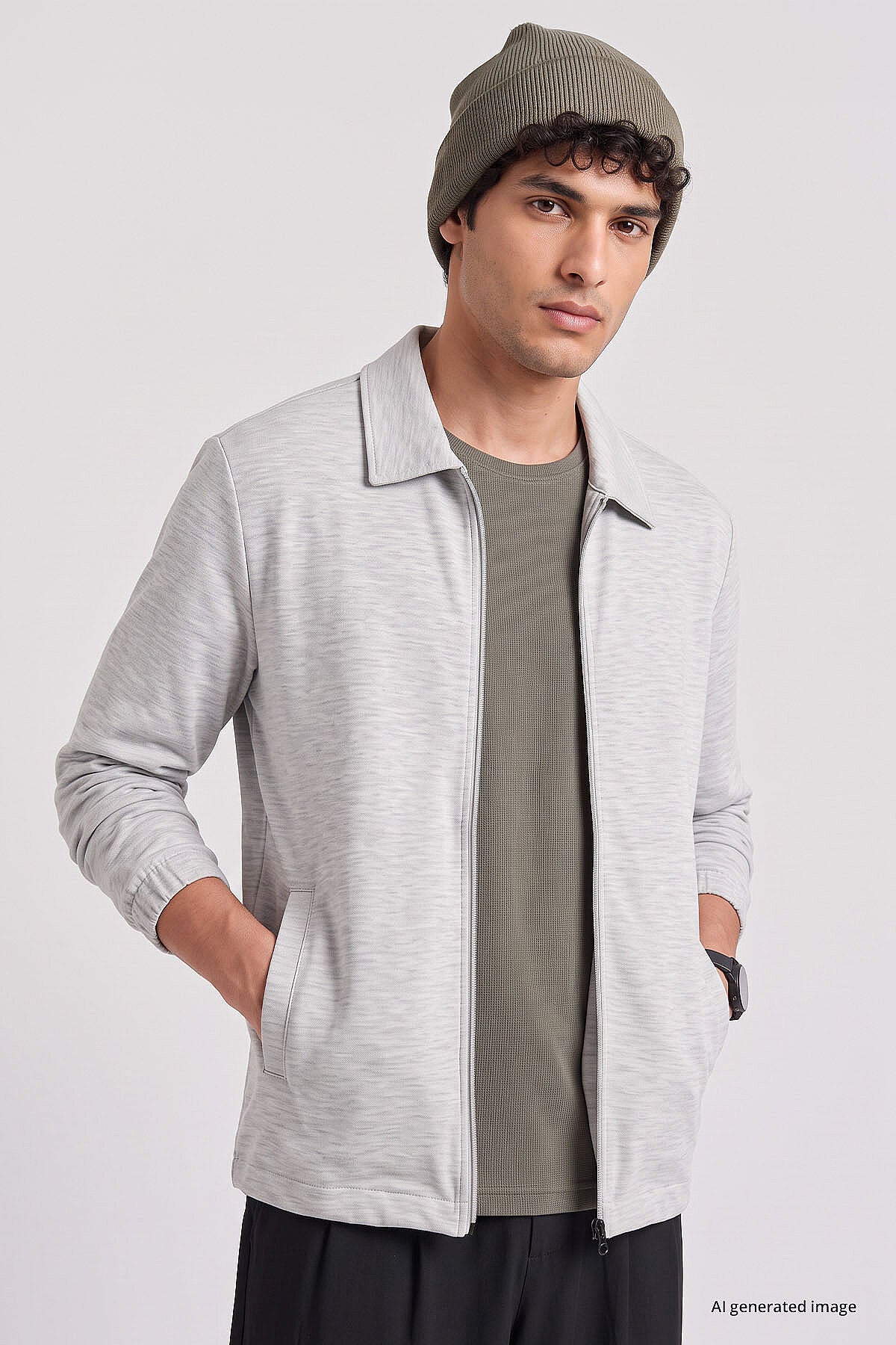 Gri Rahat Form Erkek Ceket - 88494