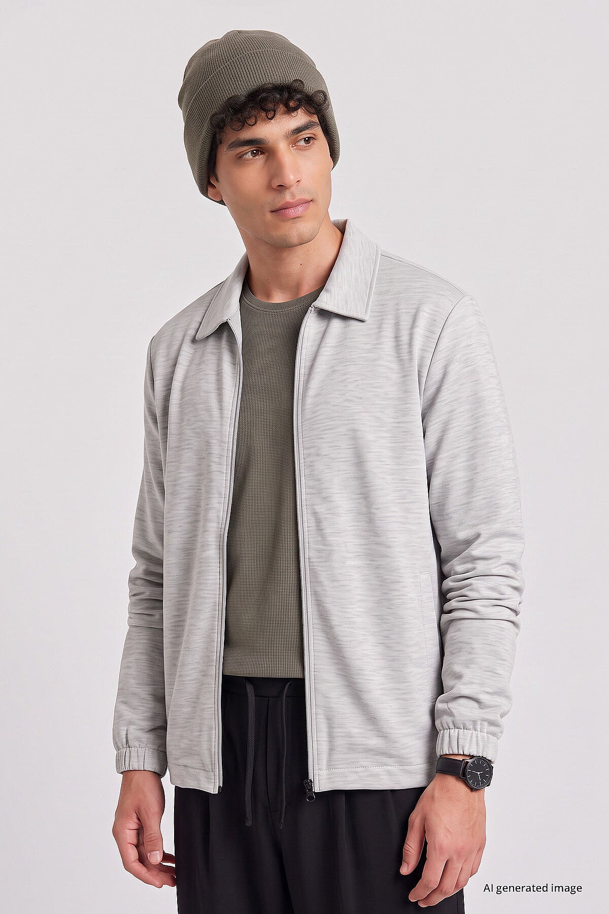 Gri Rahat Form Erkek Ceket - 88494