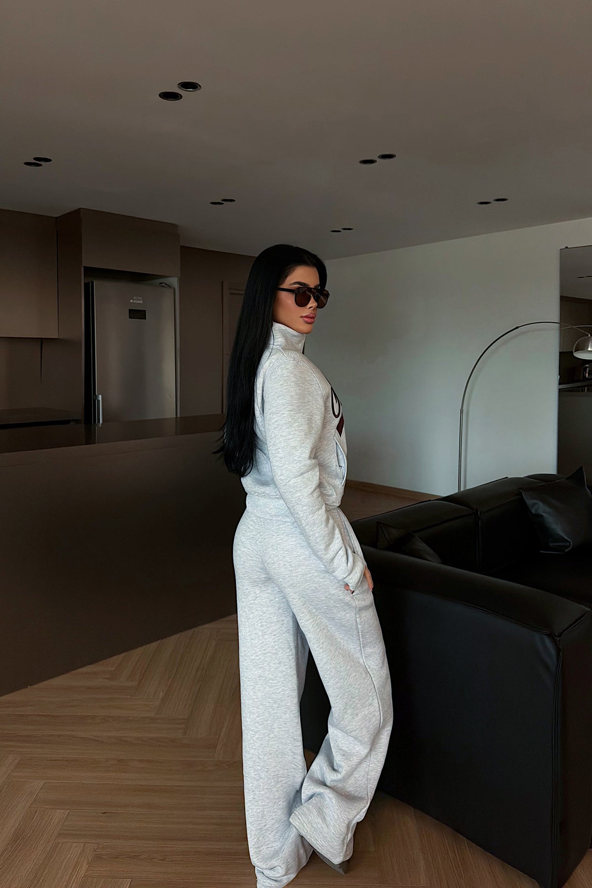 Gri Studioy Eşofman Takım ATE-4177