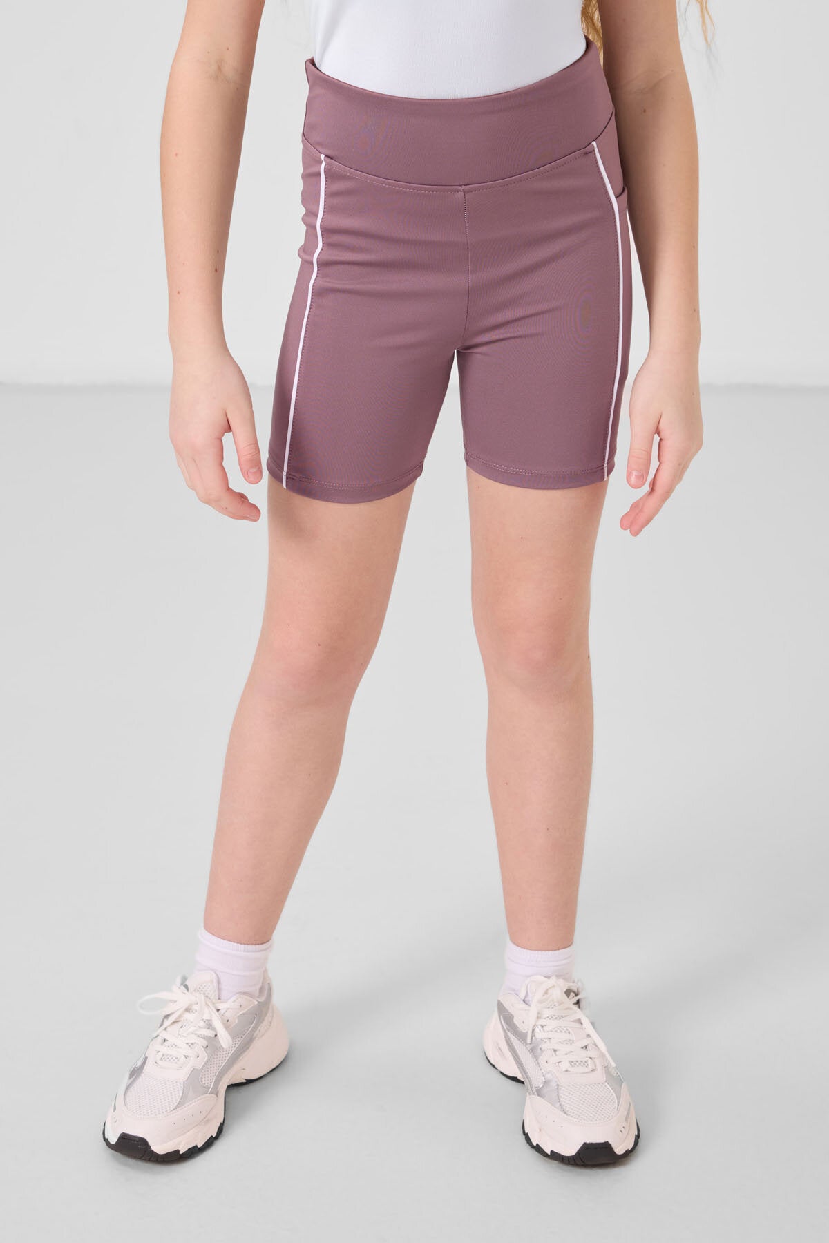 Gül Kurusu Esnek Standart Fit Basic Performans Kız Çocuk Tayt - 75189