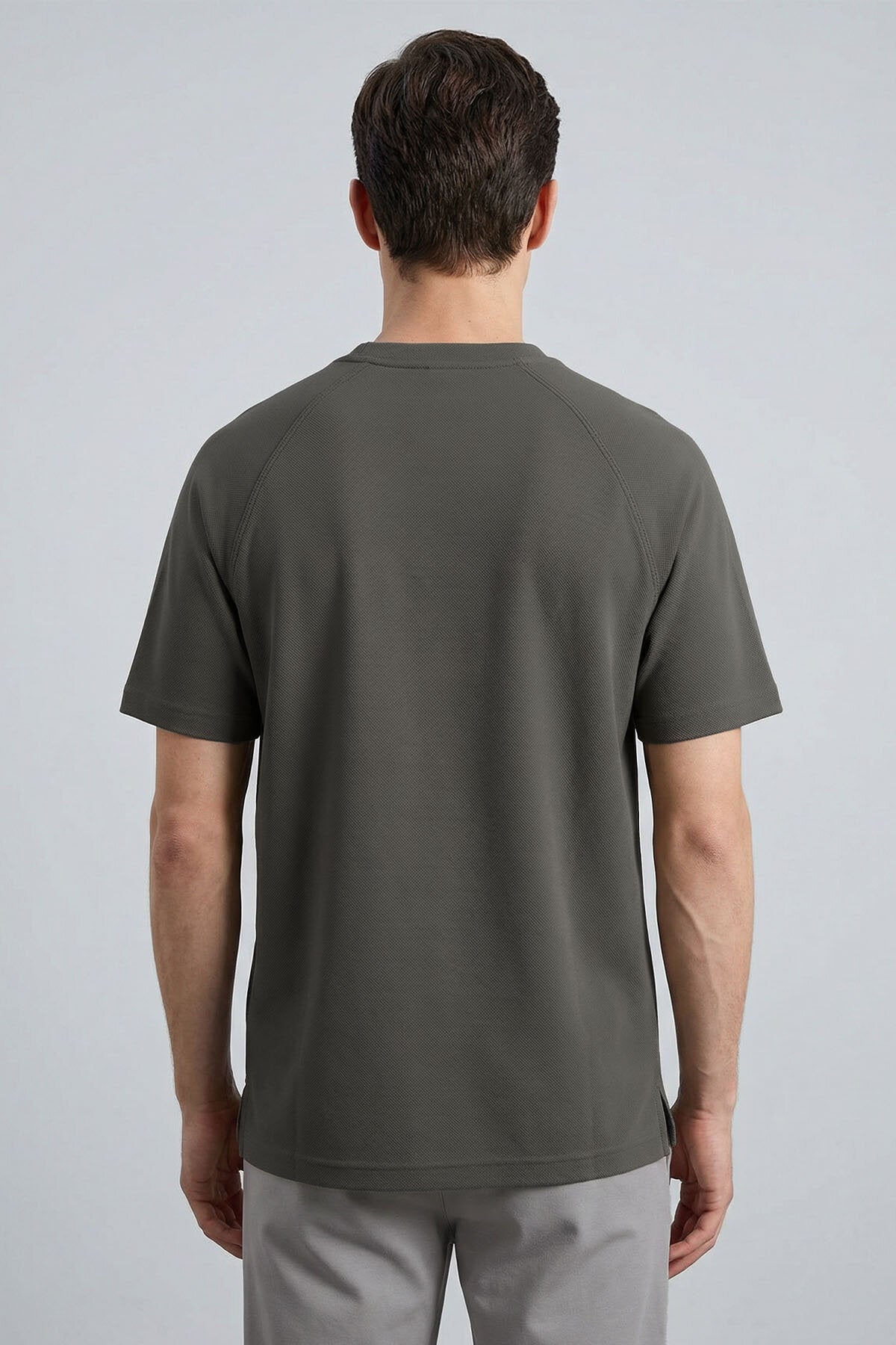 Haki Rahat Form Esnek Nefes Alabilir Erkek T-Shirt - 88495
