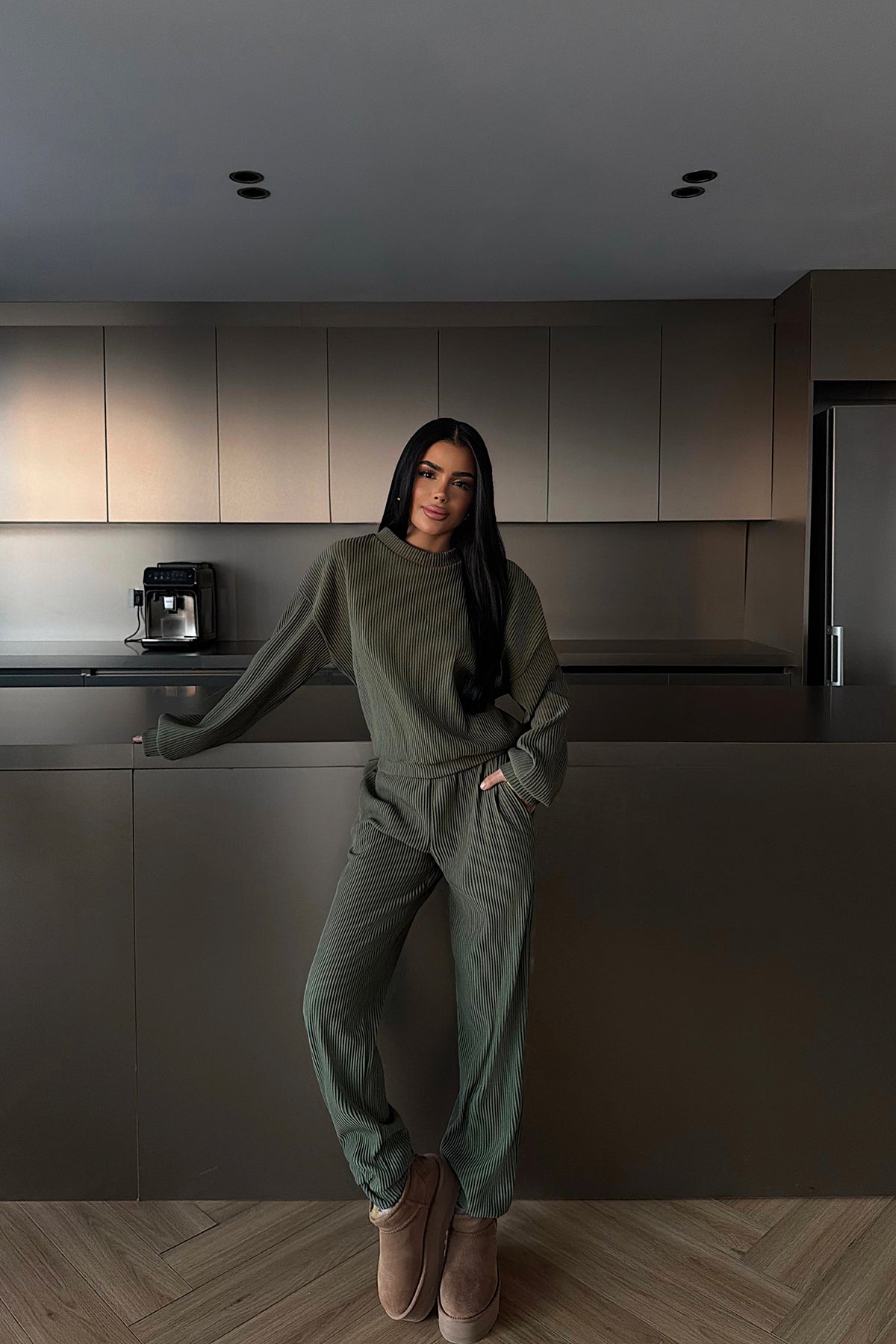 Haki Brimsley Alt Üst Takım ATE-2743