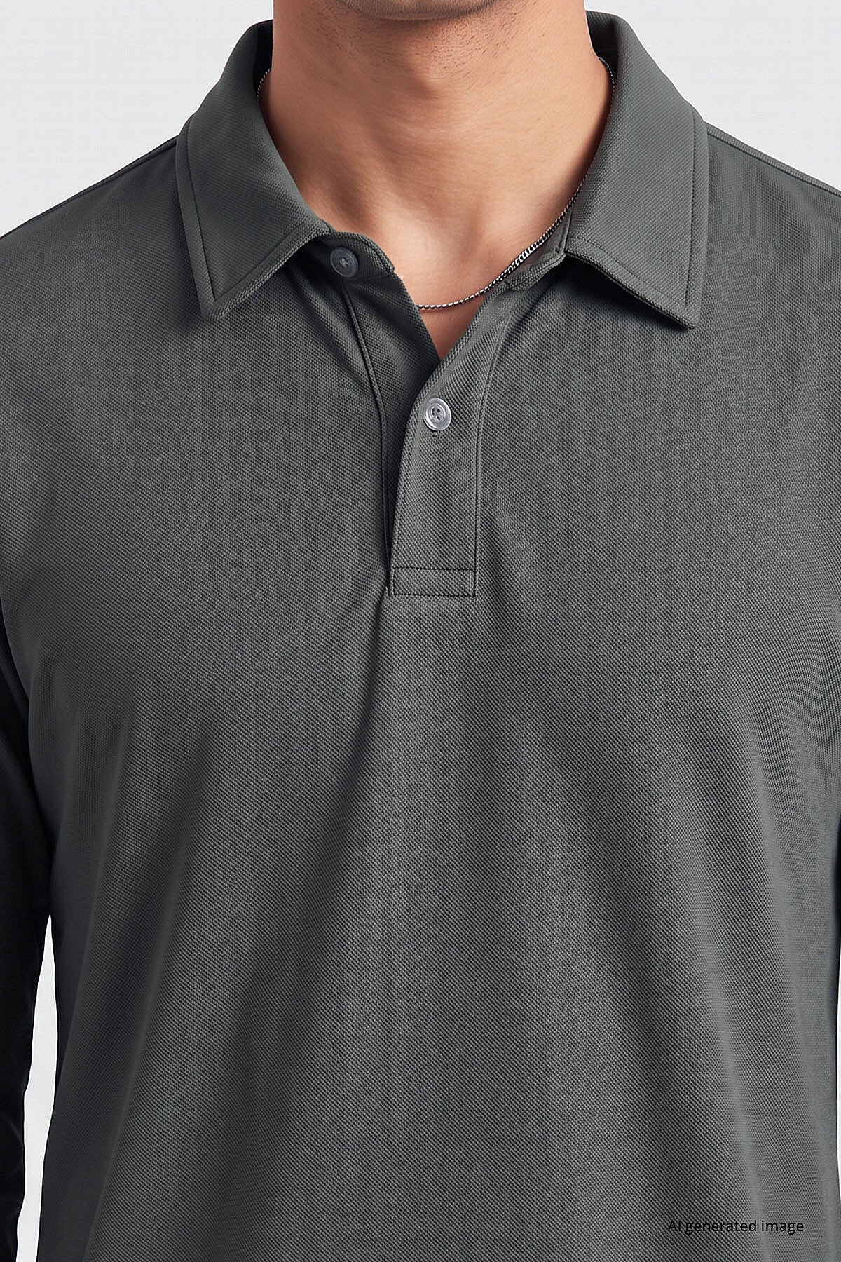 Haki Rahat Form Basic Erkek Polo Yaka T-Shirt - 88512