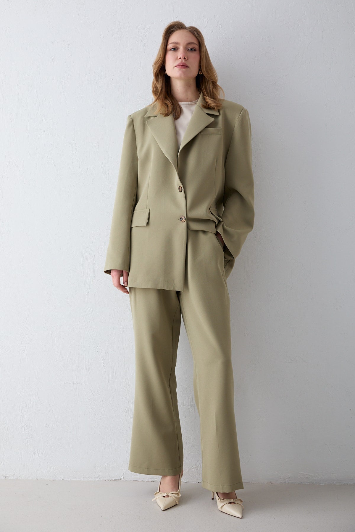 Oversize Ceketli Takım 32-2734