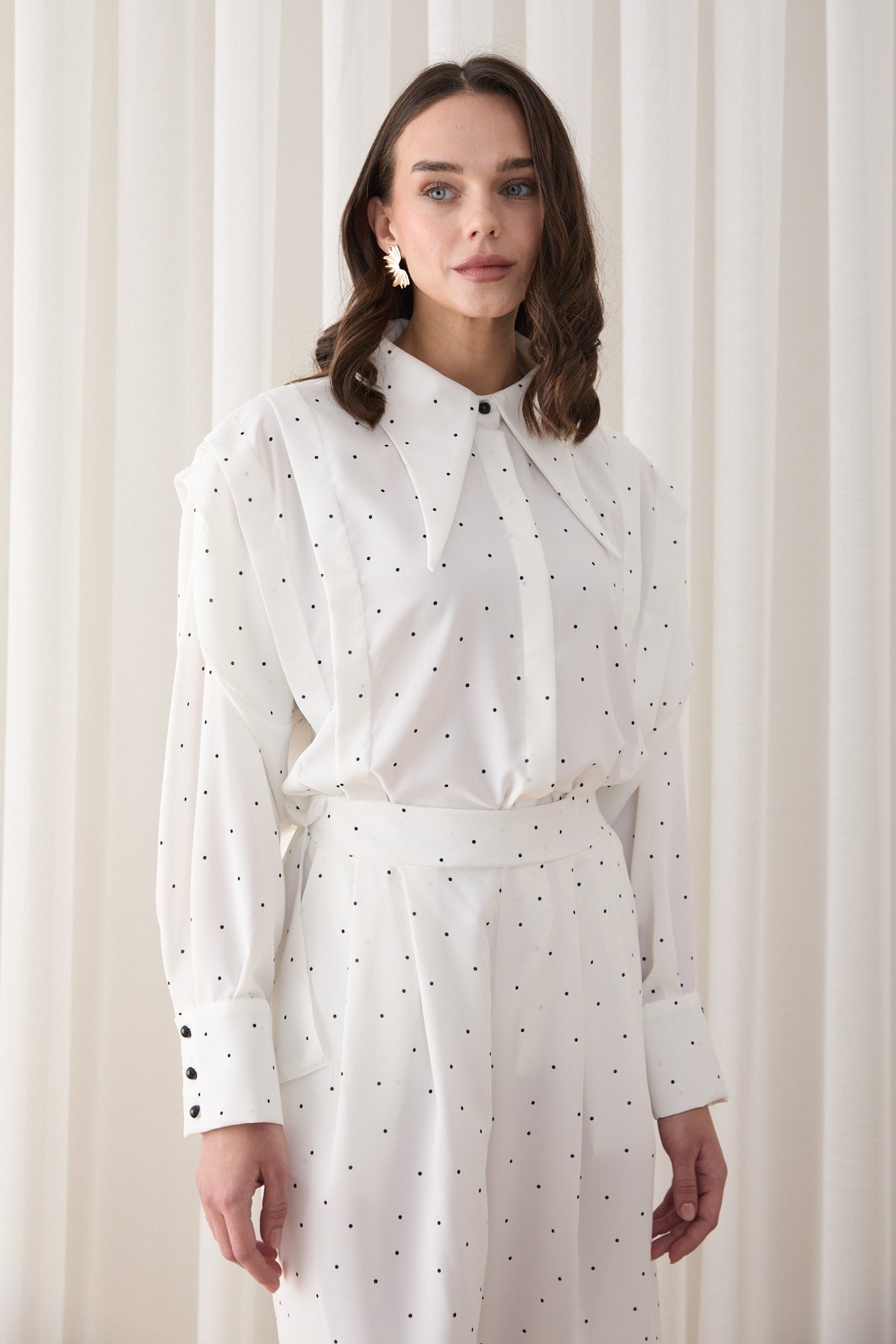 Puantiye Pantolonlu Takım 32-2876