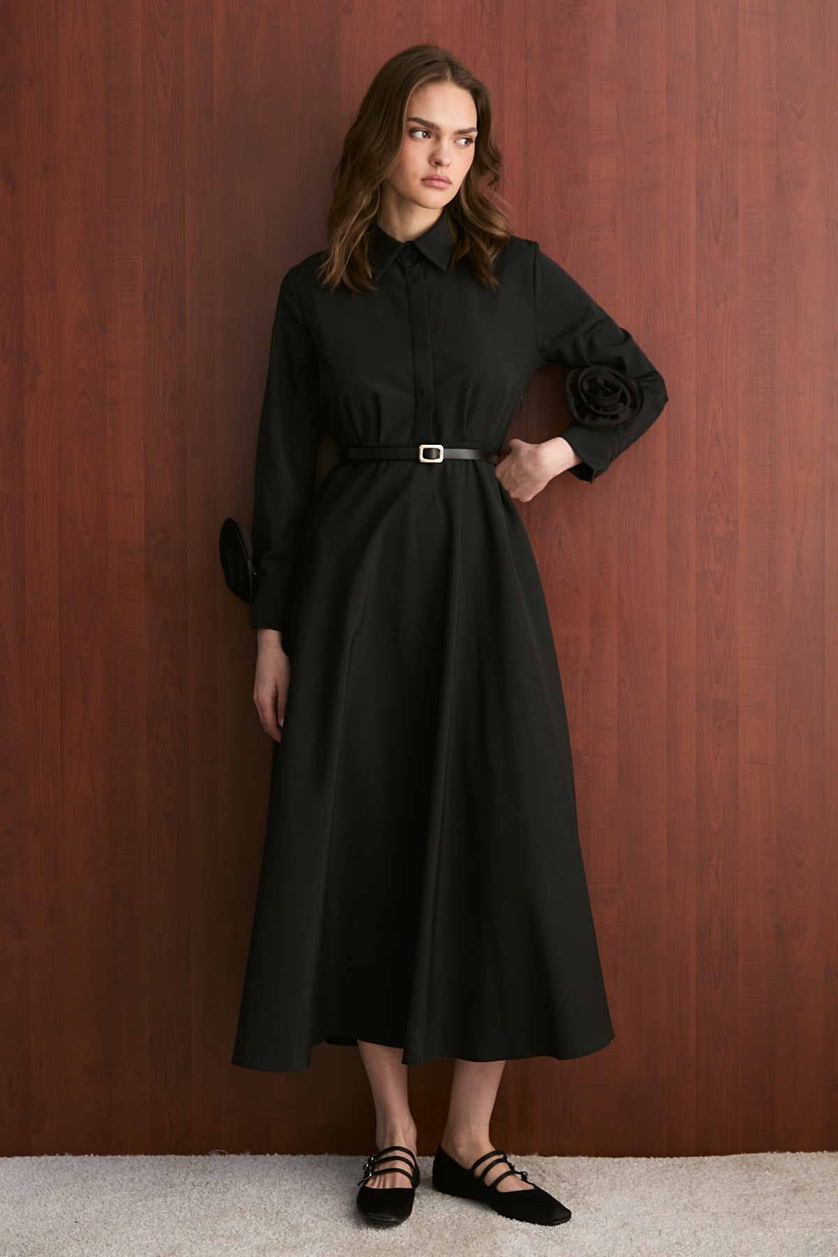 Poplin Elbise 32-2739