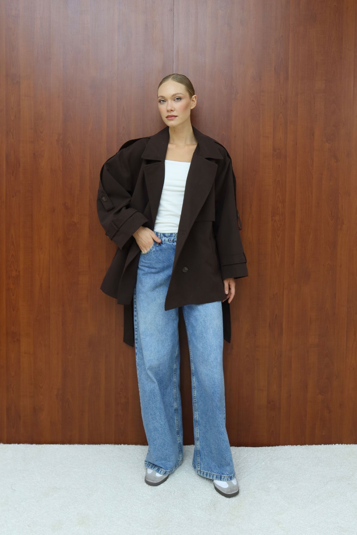 Kısa Oversize Trench 12-70164