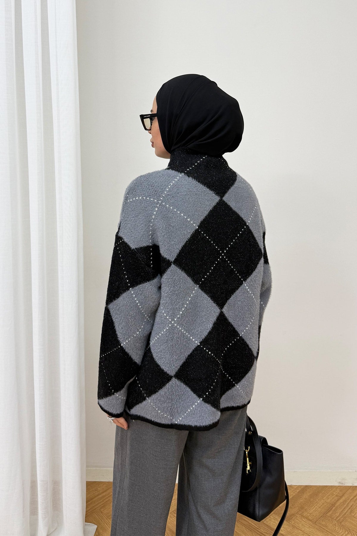 Desenli Triko Kazak 94-5040