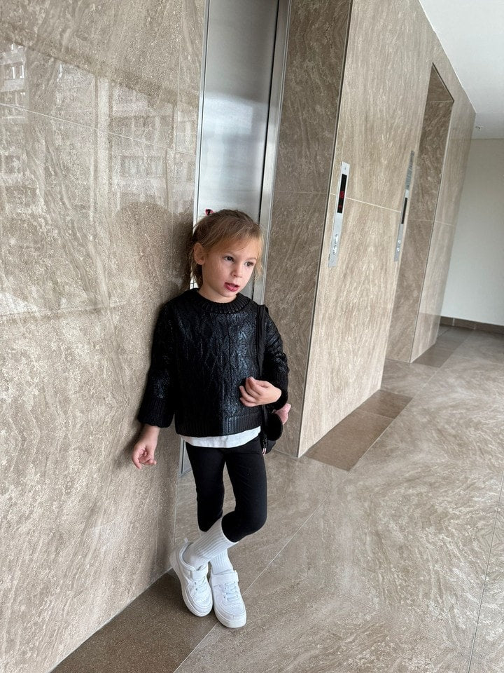 Varaklı Çocuk Triko Kazak 32-7017-1