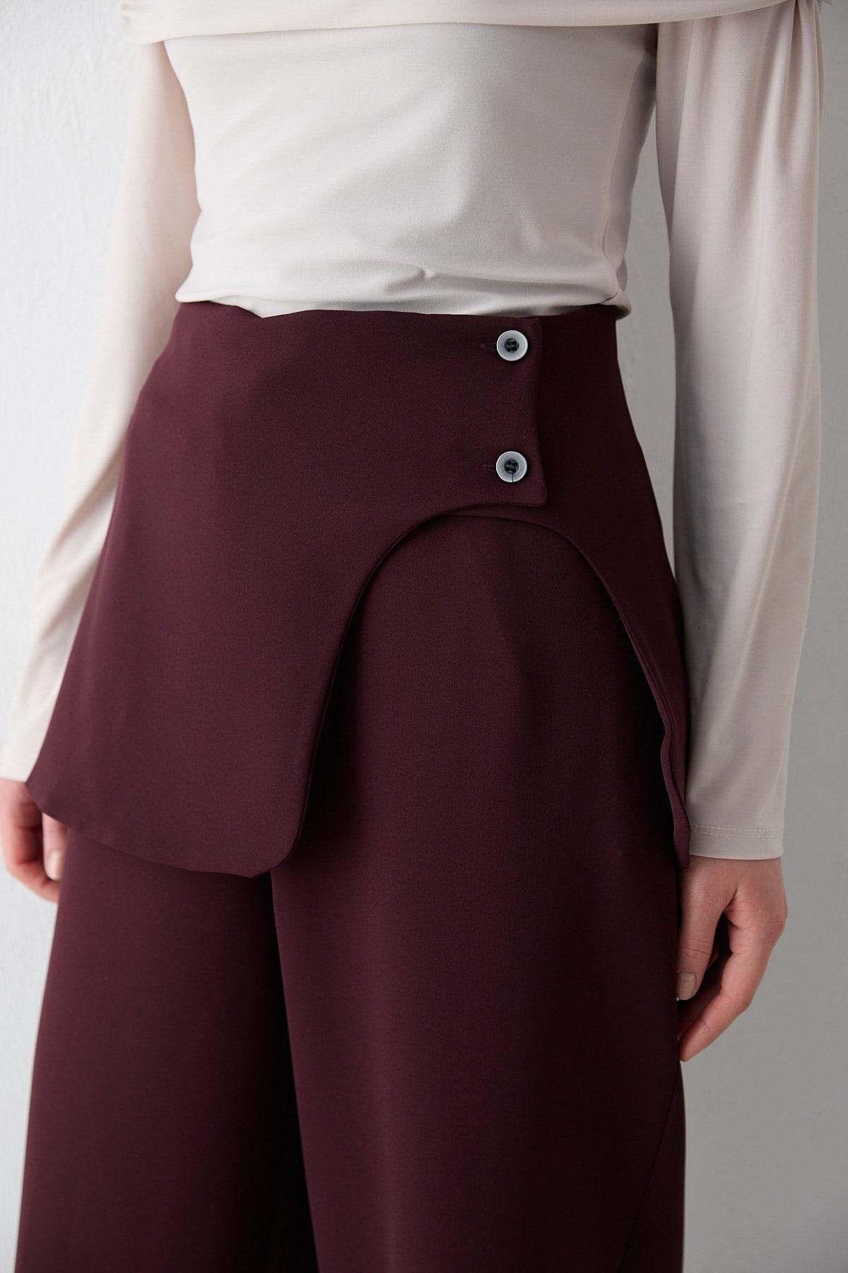 Korsaj Detaylı Pantolon 32-2702