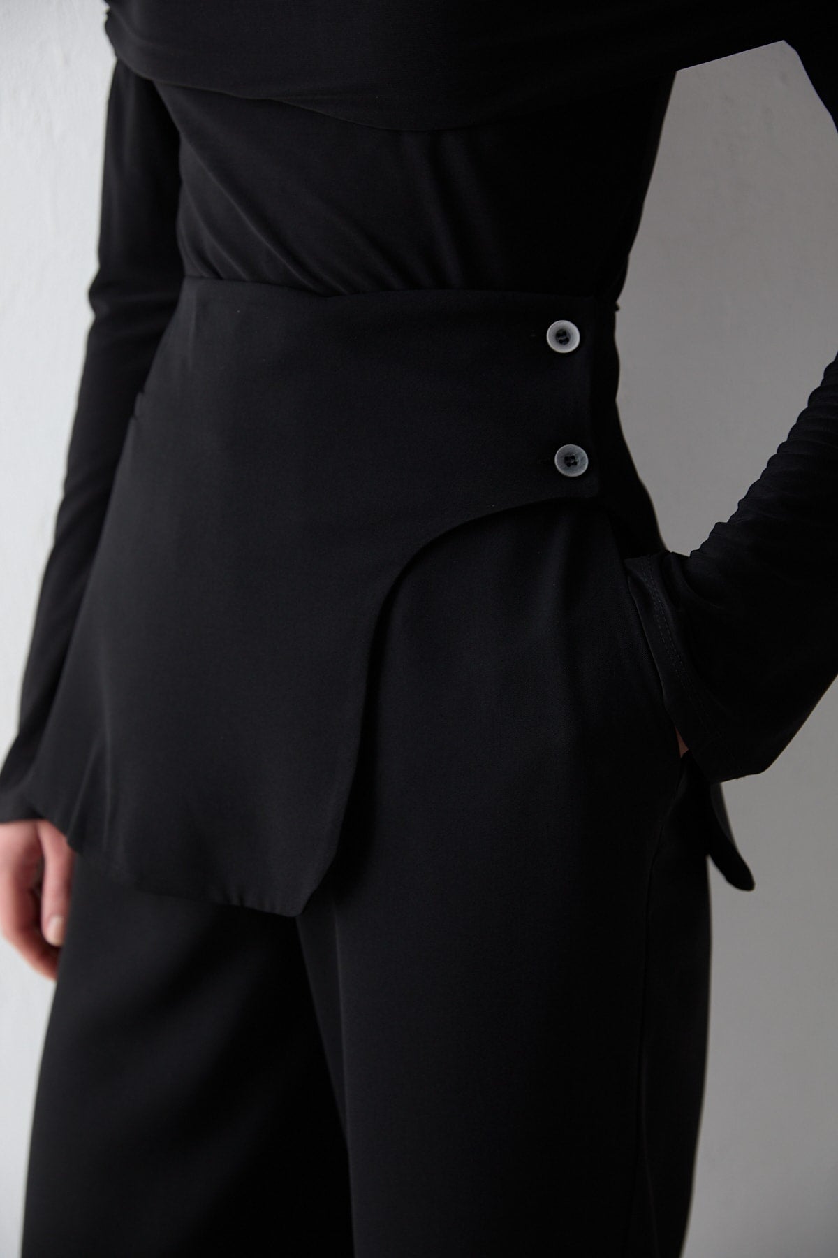 Korsaj Detaylı Pantolon 32-2702
