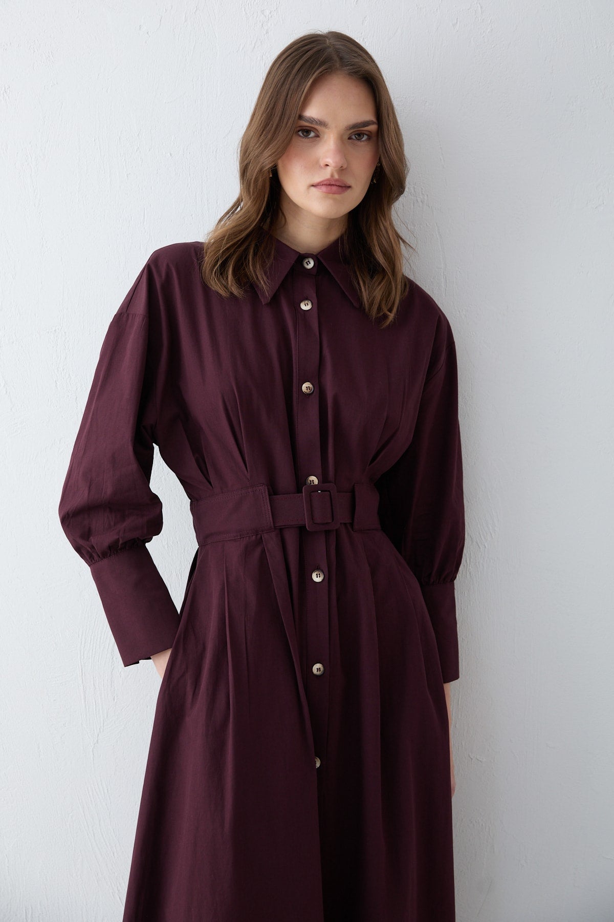 Poplin Elbise 32-2707
