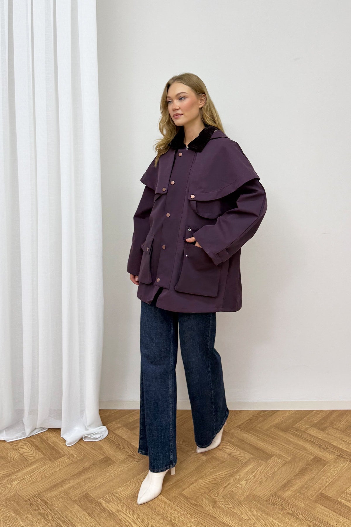 Çıtçıtlı Parka 86-0630