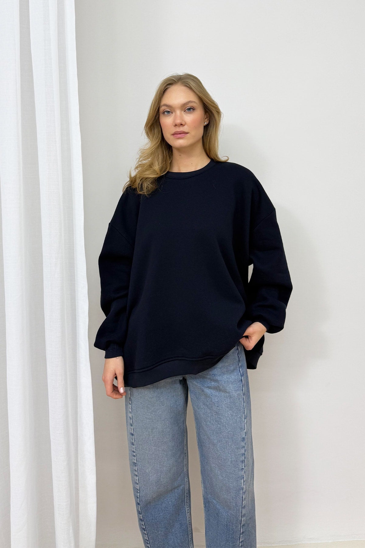 Şardonlu Üç İplik Sweat 102-2762