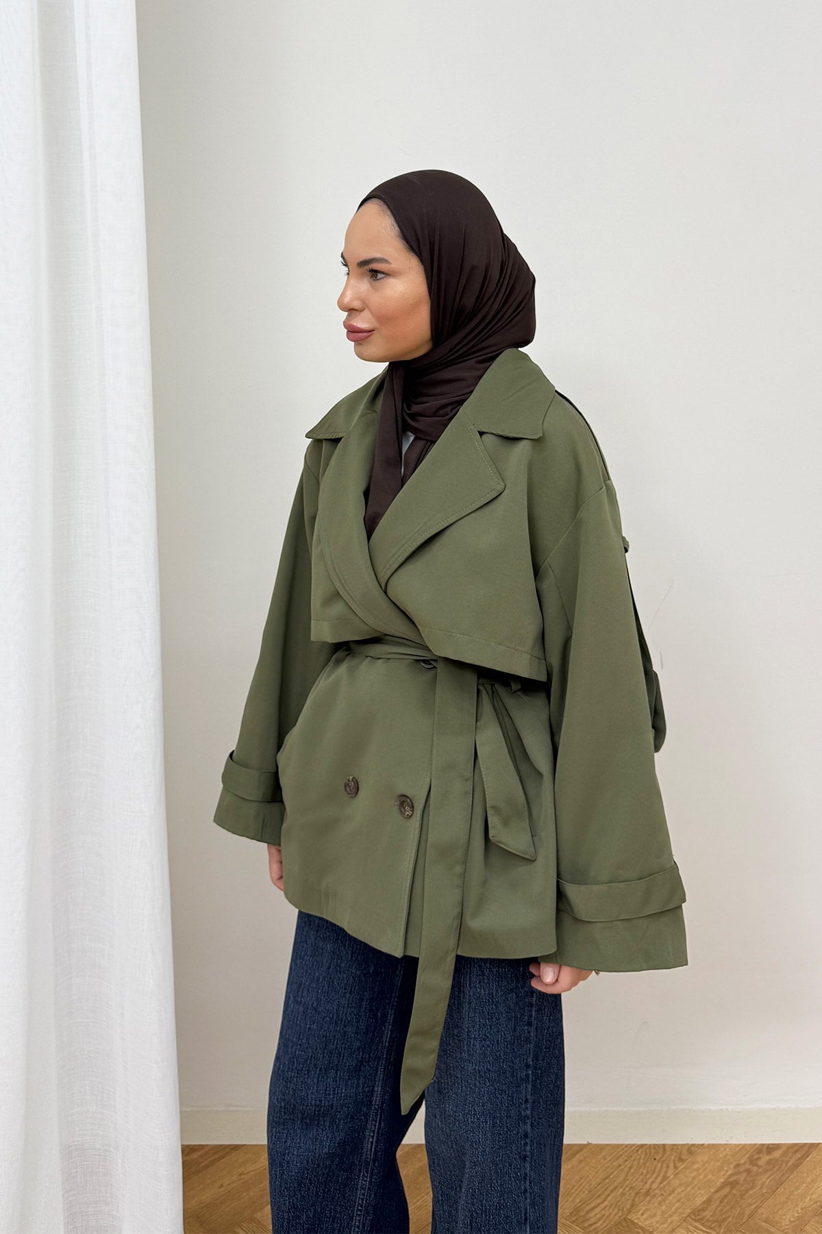 Kısa Oversize Trench 12-70164-1