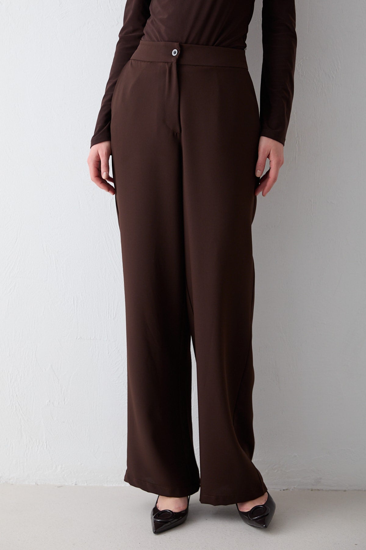 Korsaj Detaylı Pantolon 32-2702