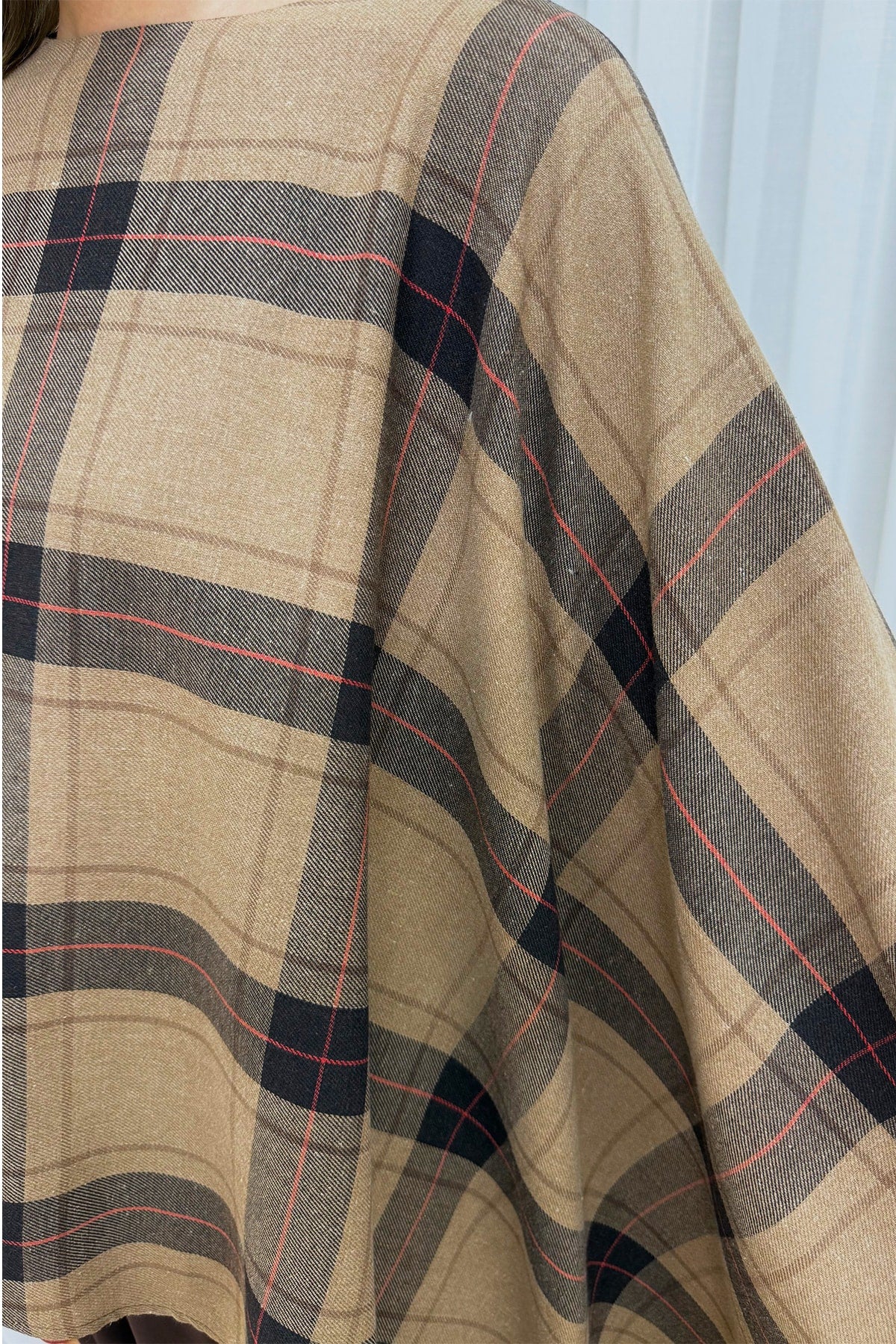 Ekose Asimetrik Tunik 32-3000