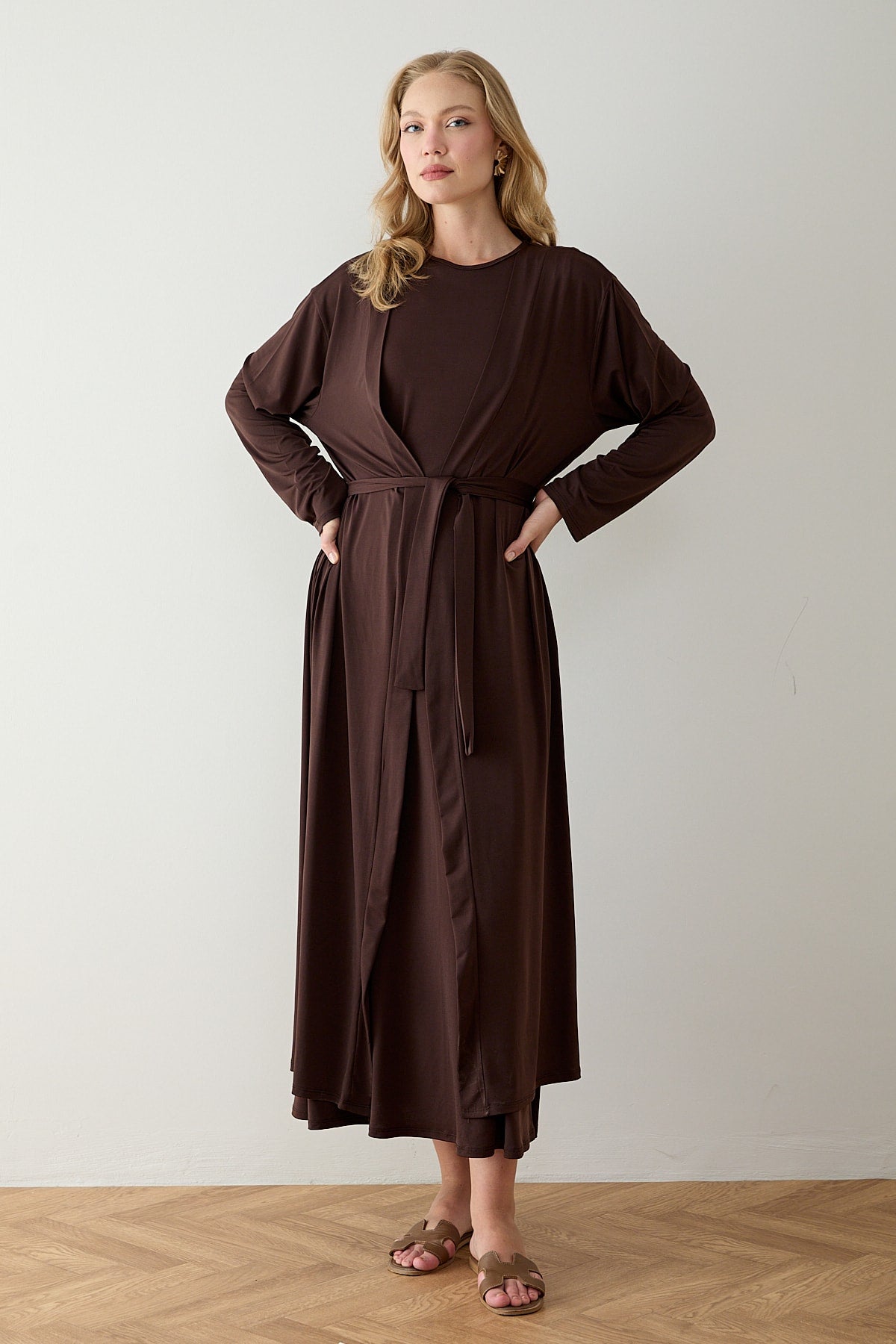Elbise Abaya Takım 68-6315