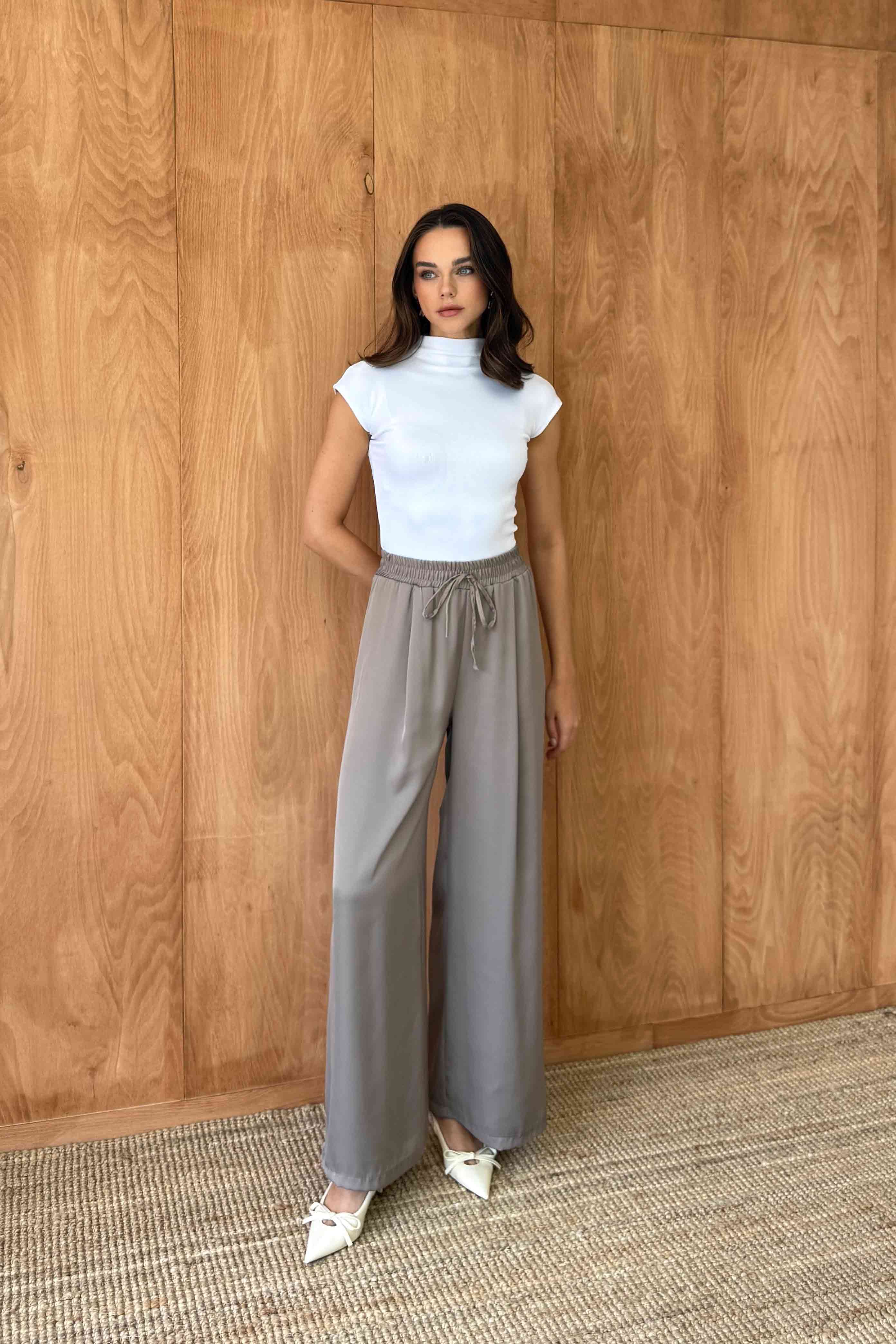 Saten Pantolon 32-3812