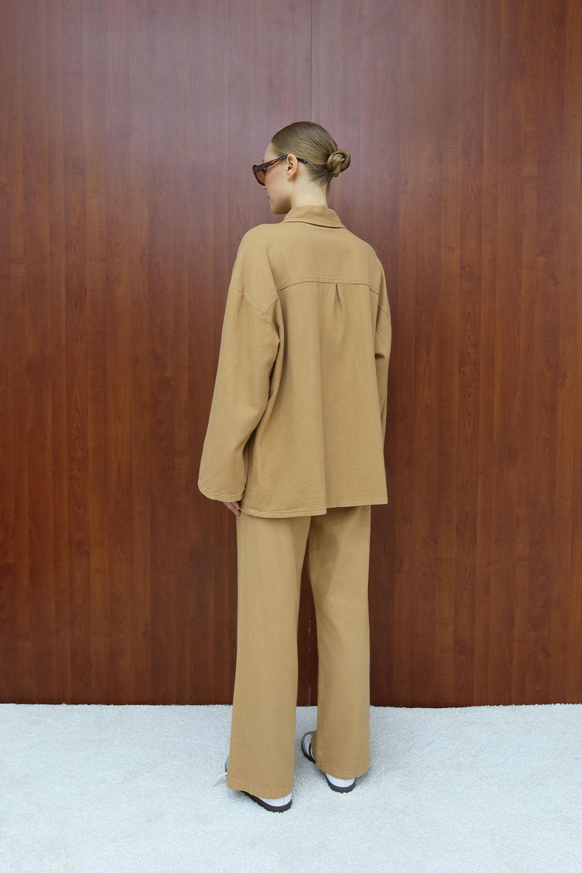 Gabardin Kuşaklı Takım 12-8843