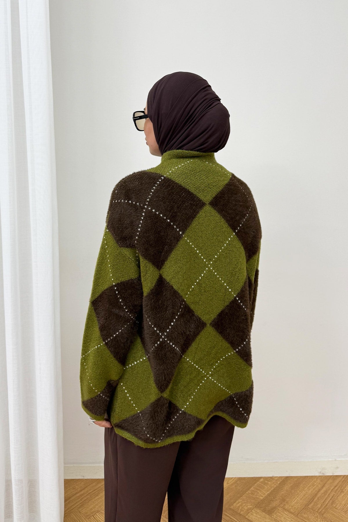 Desenli Triko Kazak 94-5040