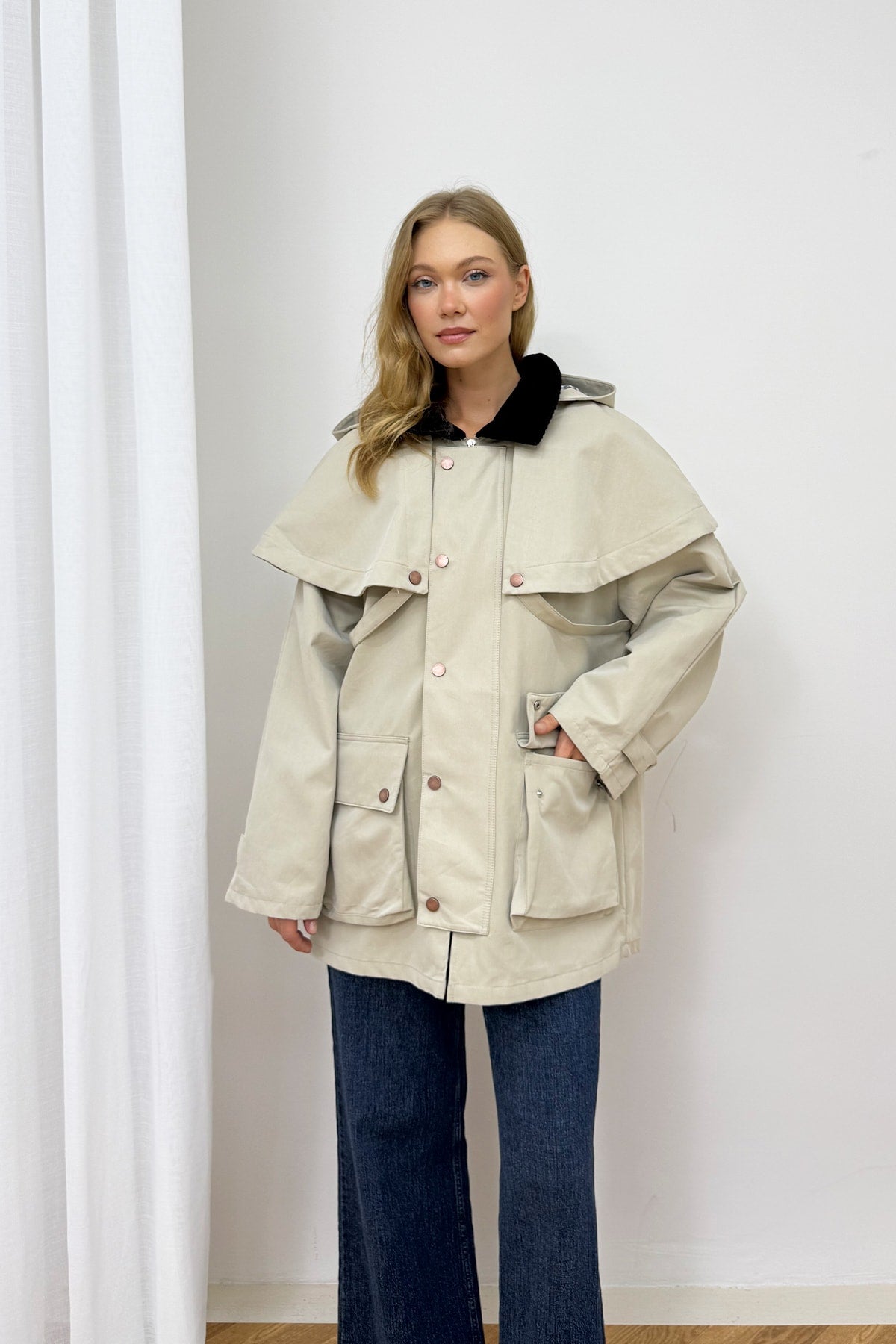 Çıtçıtlı Parka 86-0630