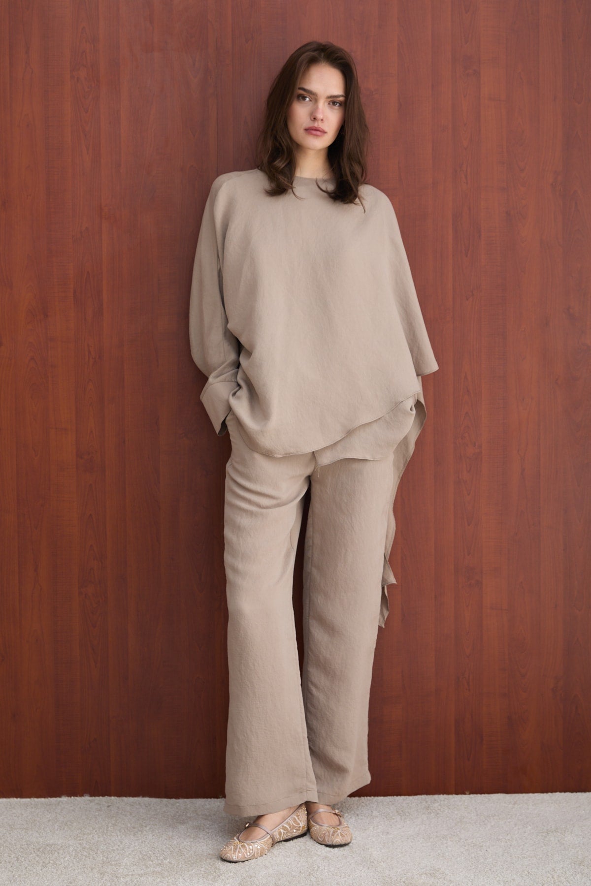 Şal Detaylı Modal Takım 12-8814