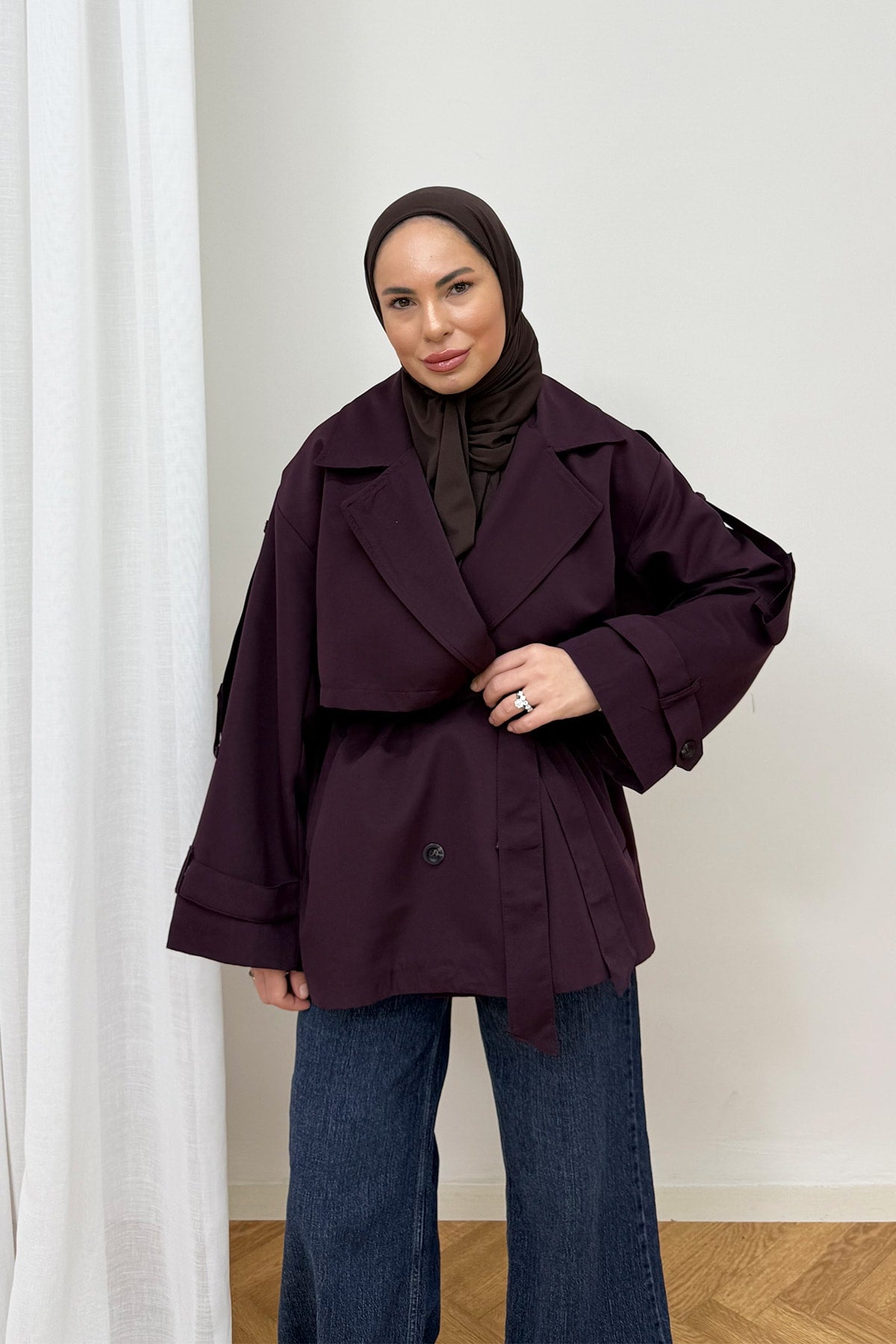 Kısa Oversize Trench 12-70164-1