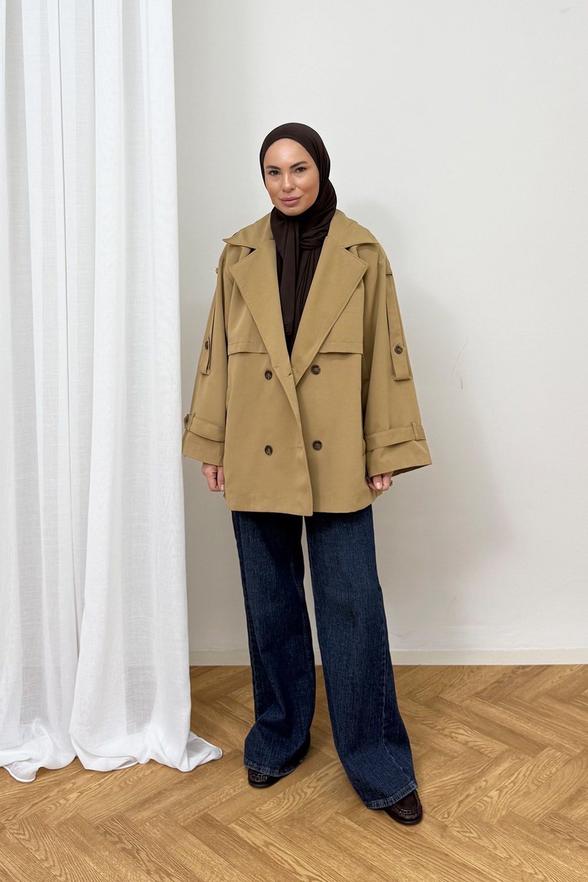 Kısa Oversize Trench 12-70164-1