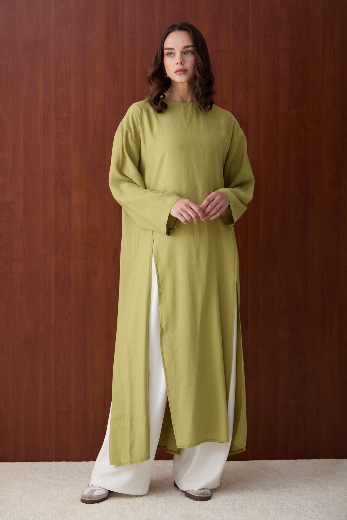Yırtmaçlı Modal Tunik 32-2880