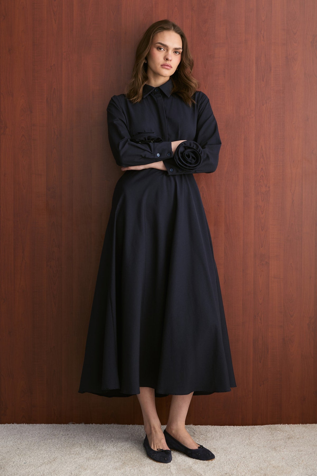 Poplin Elbise 32-2739