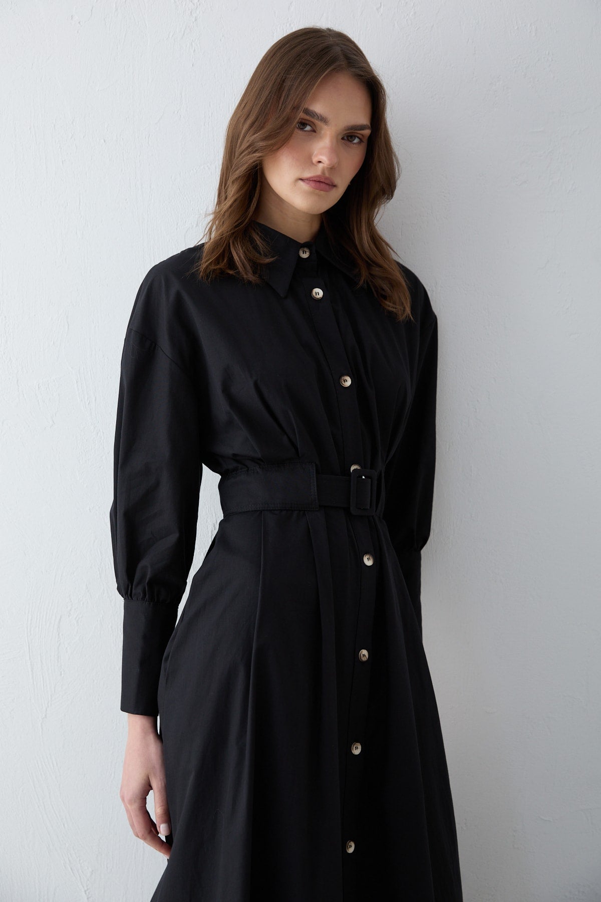 Poplin Elbise 32-2707
