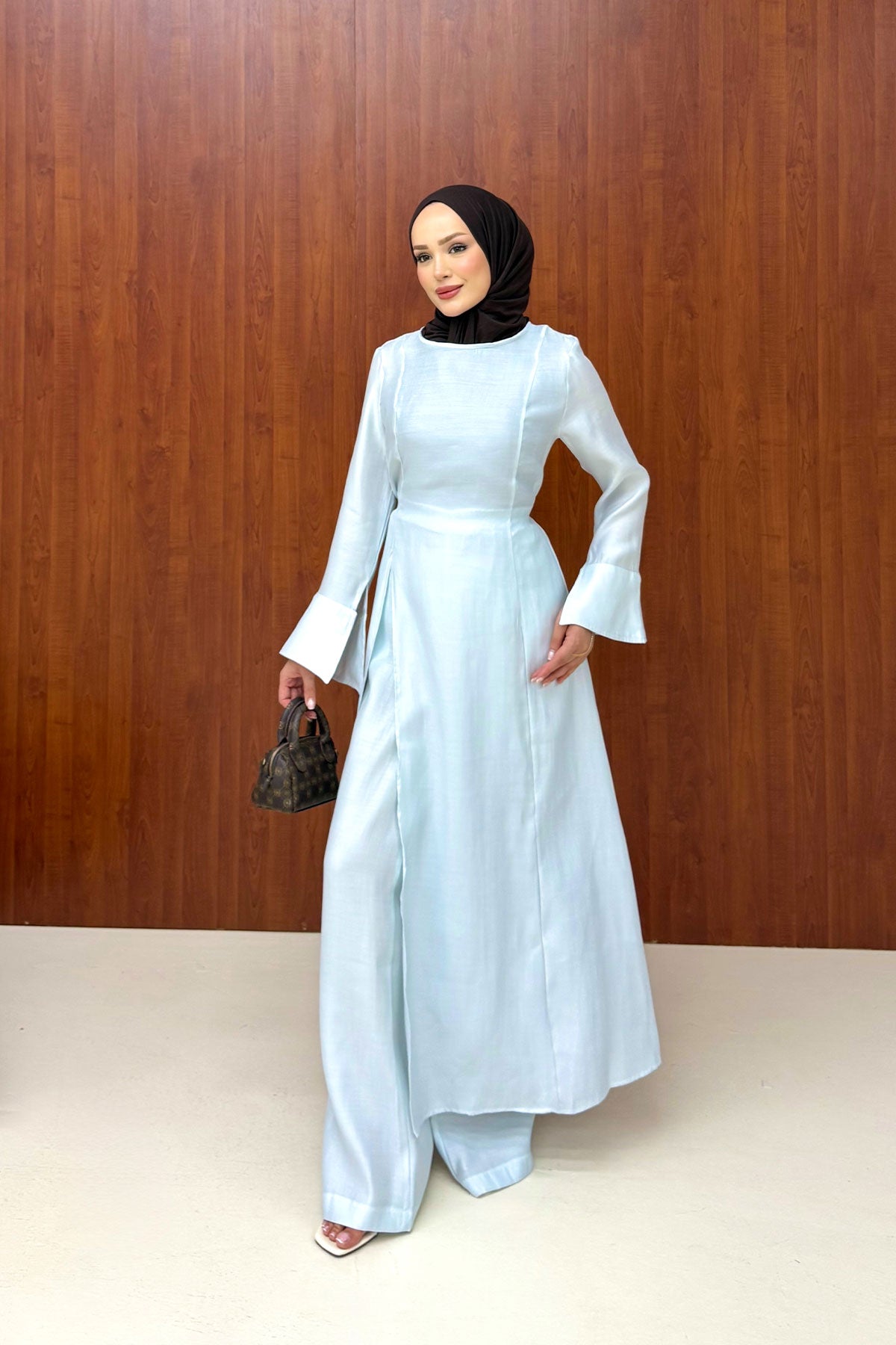 Yırtmaçlı Tunikli Takım 84-6095