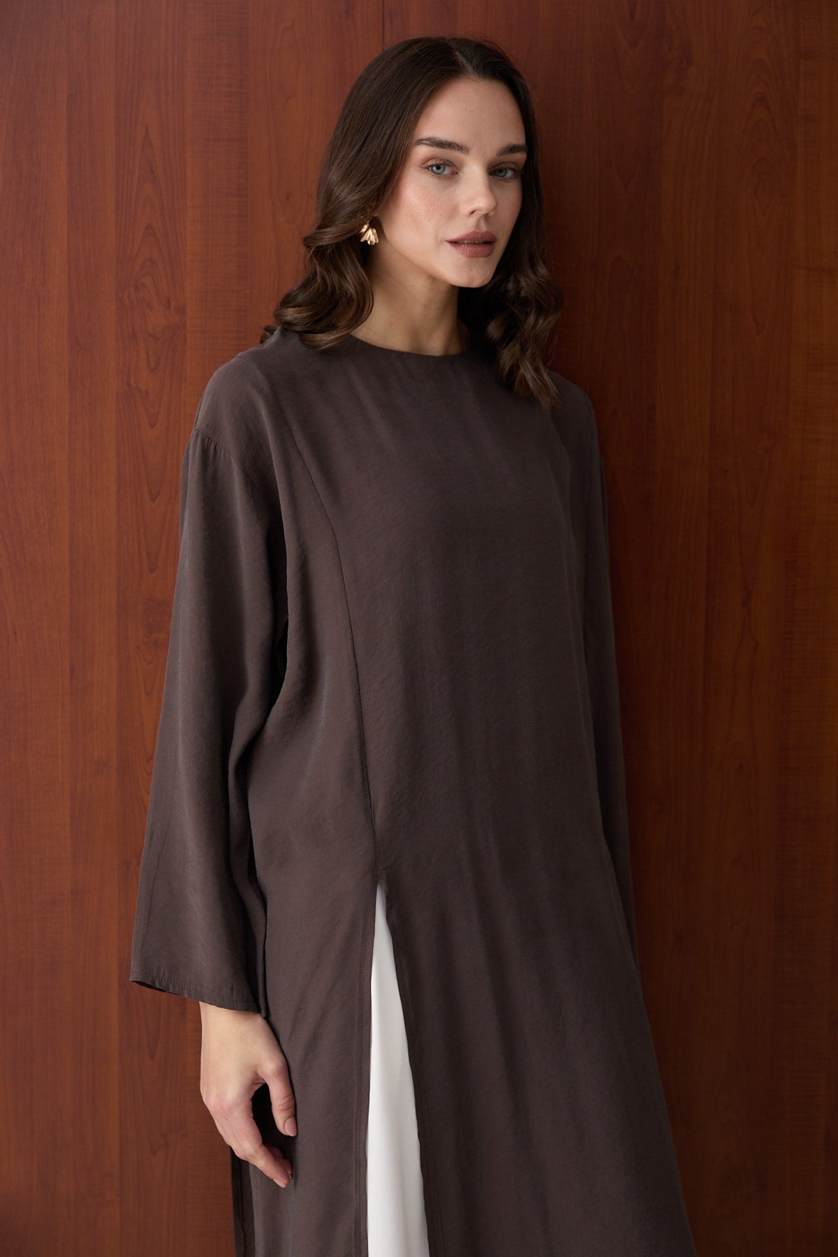 Yırtmaçlı Modal Tunik 32-2880