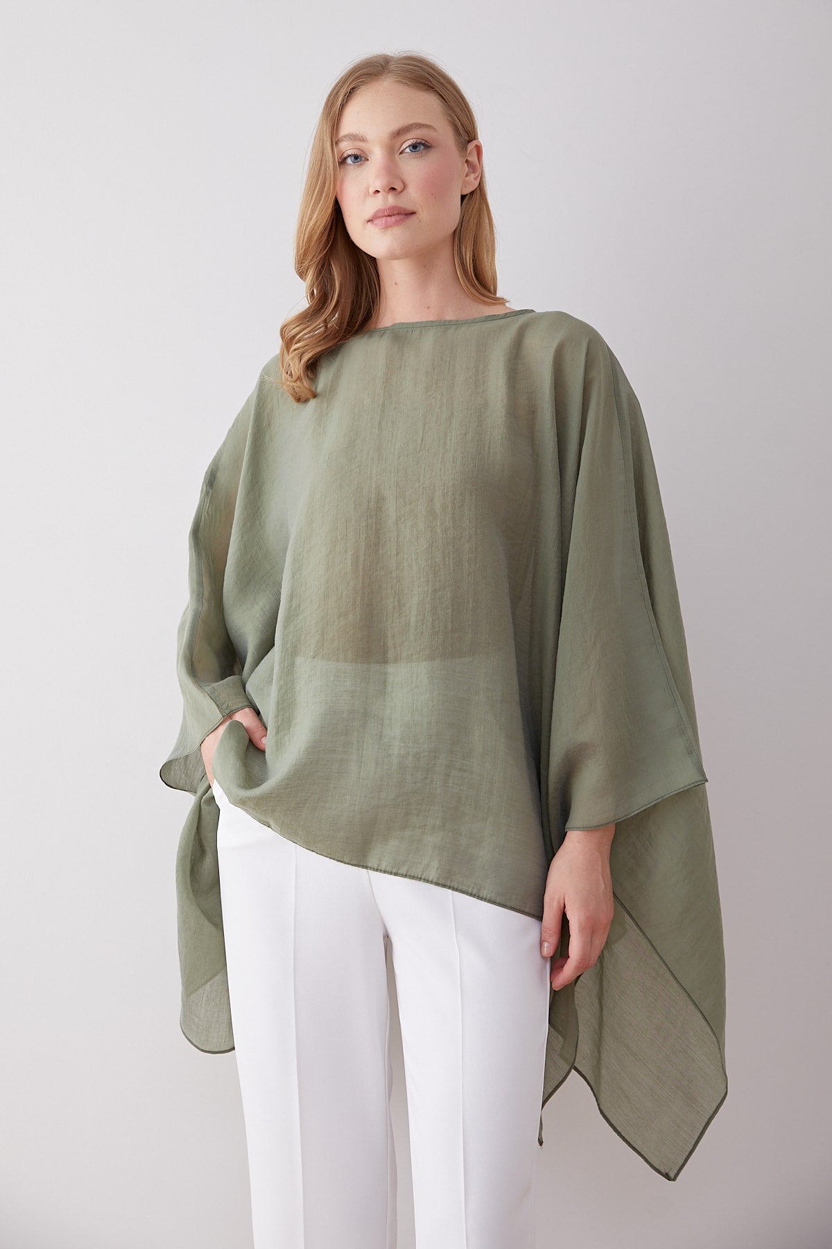 Tül Pelerin Tunik 32-2917