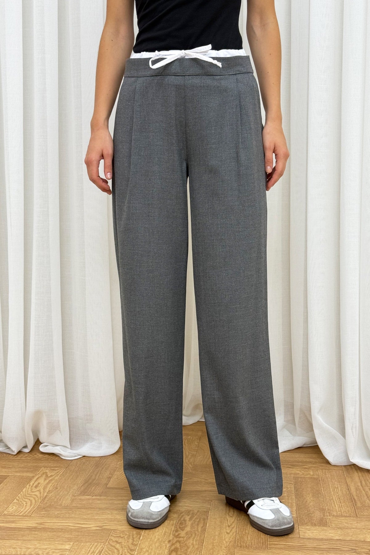 Bel Detaylı Pantolon 32-2699-1