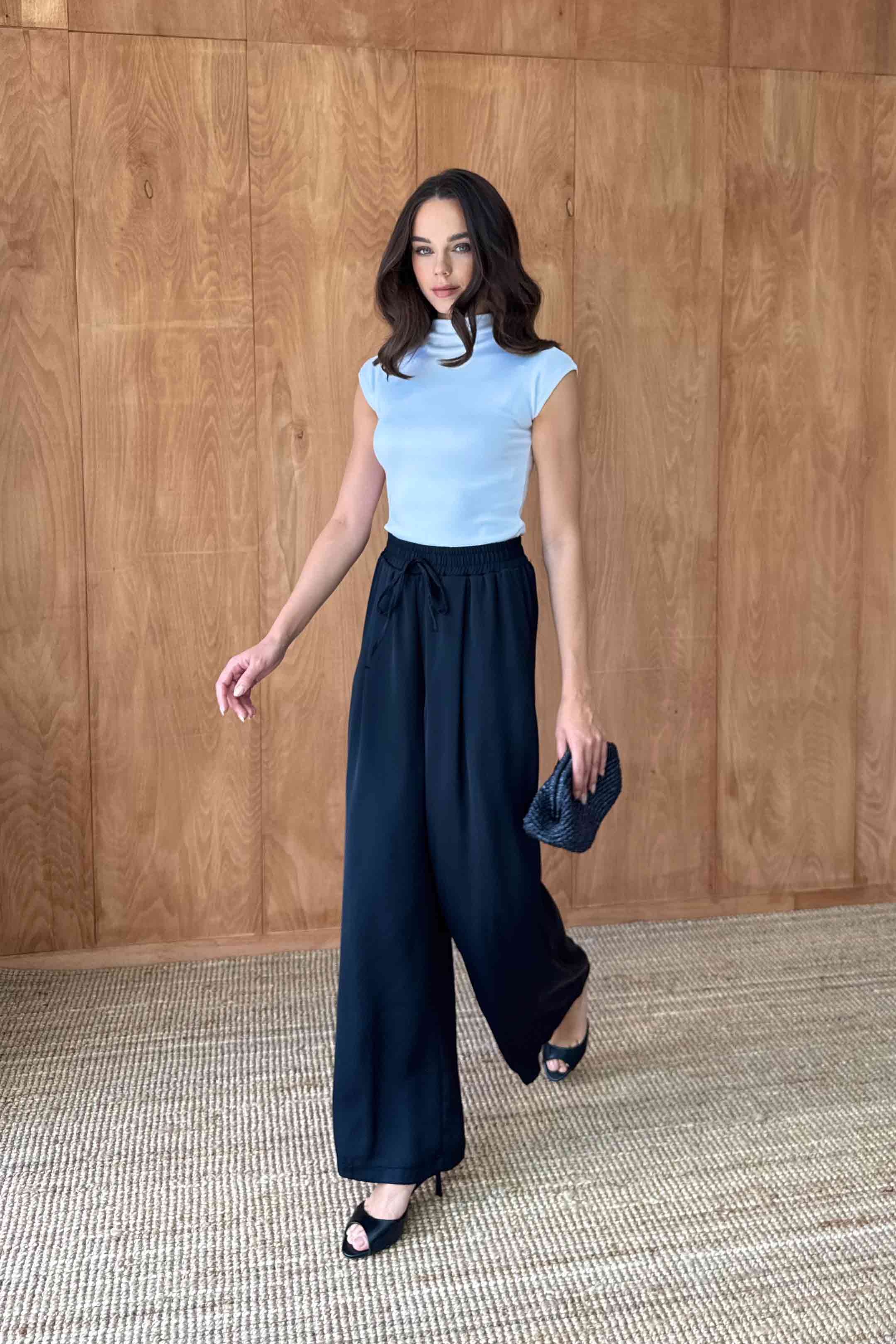 Saten Pantolon 32-3812