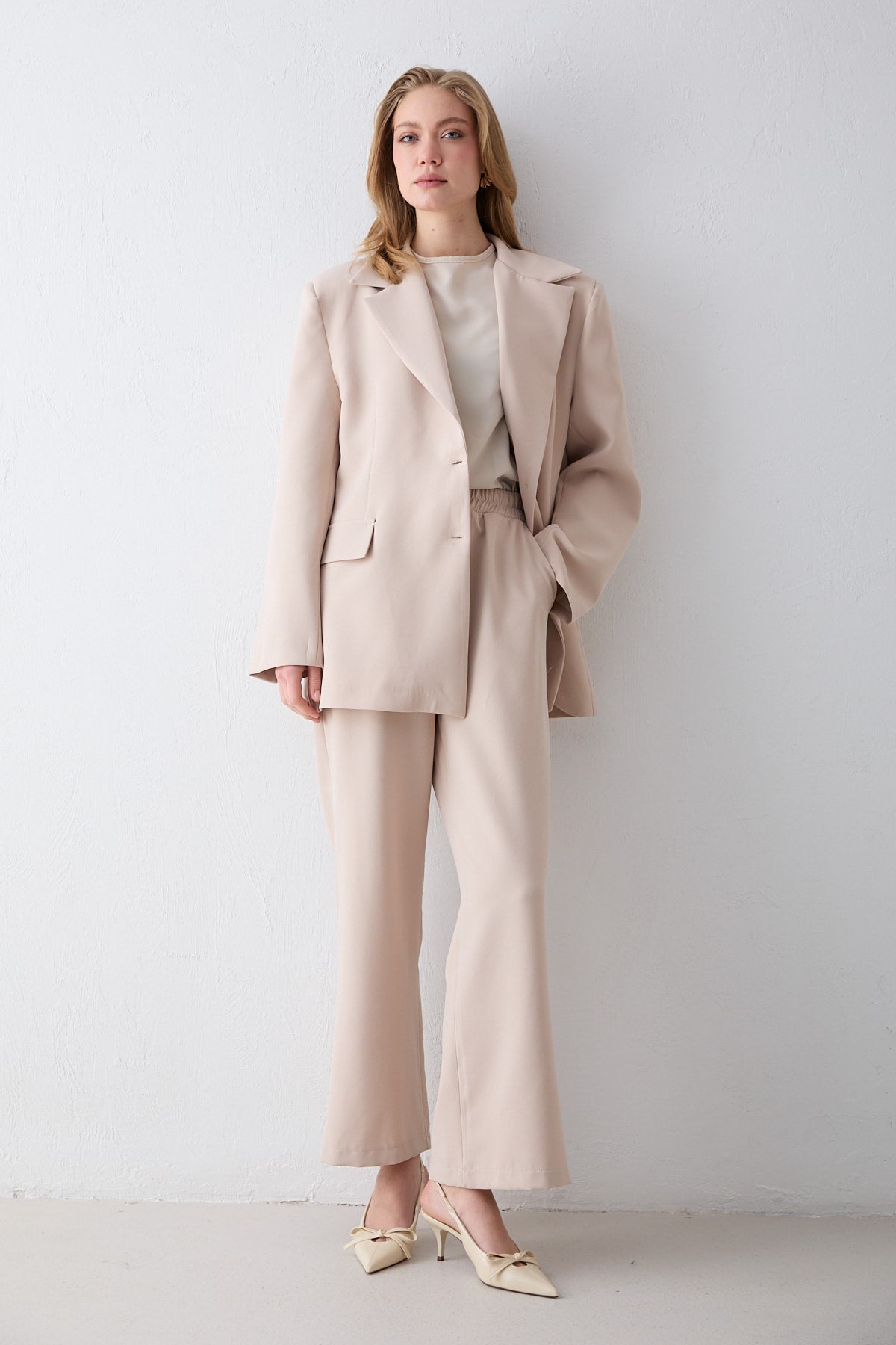 Oversize Ceketli Takım 32-2734