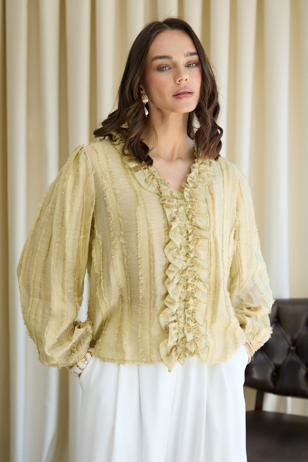 Fırfırlı Tunik 32-2870