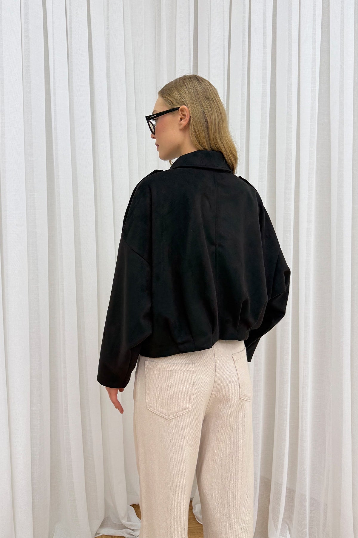 Süet Bomber Ceket 12-70167