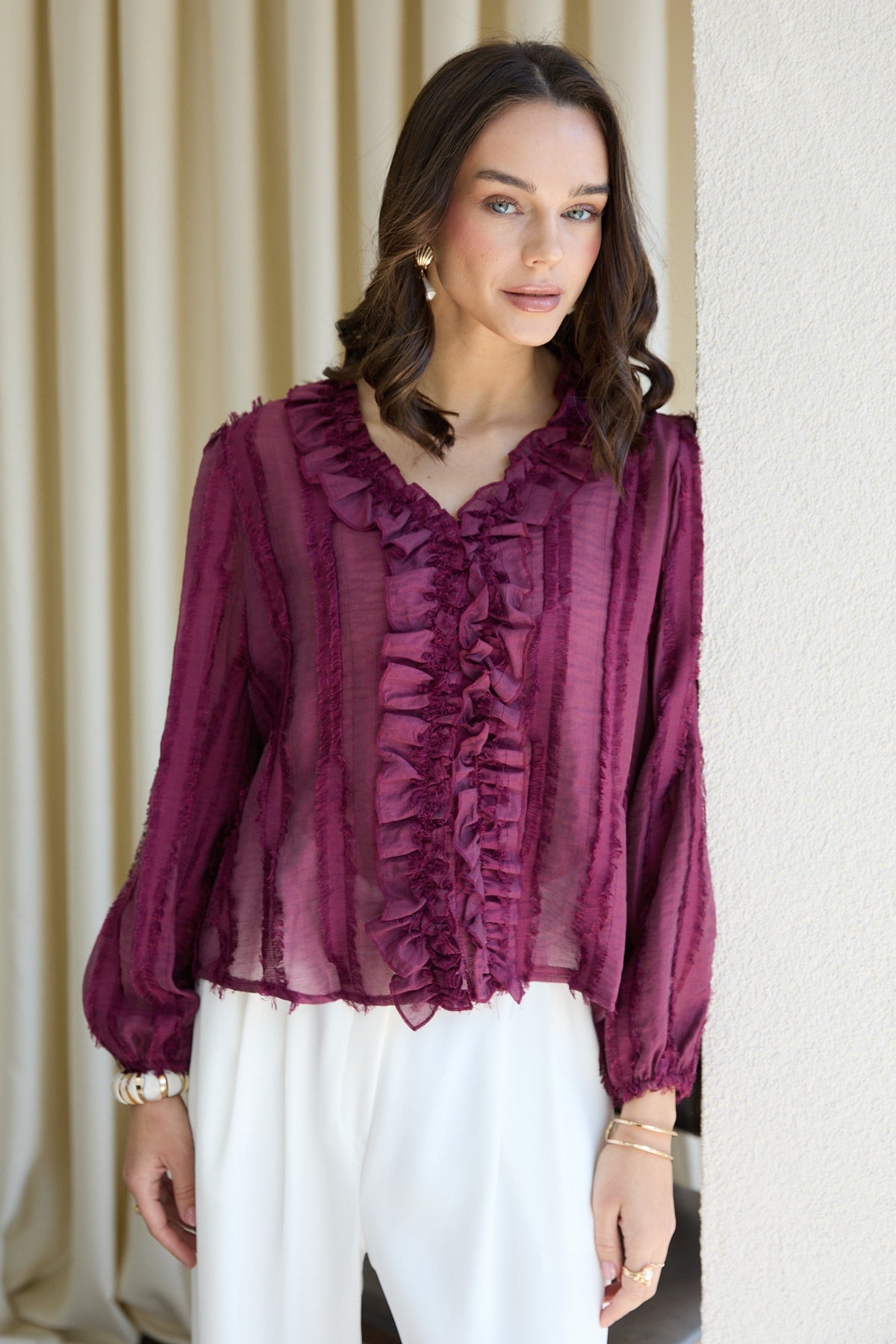 Fırfırlı Tunik 32-2870