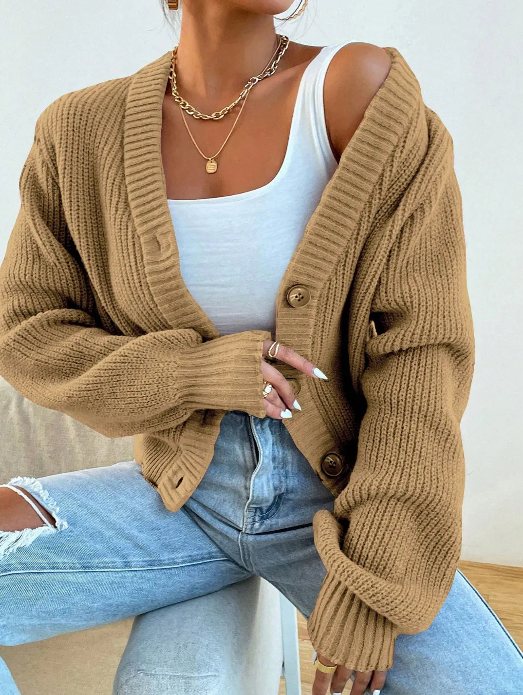 Mng Selanik Crop Hırka