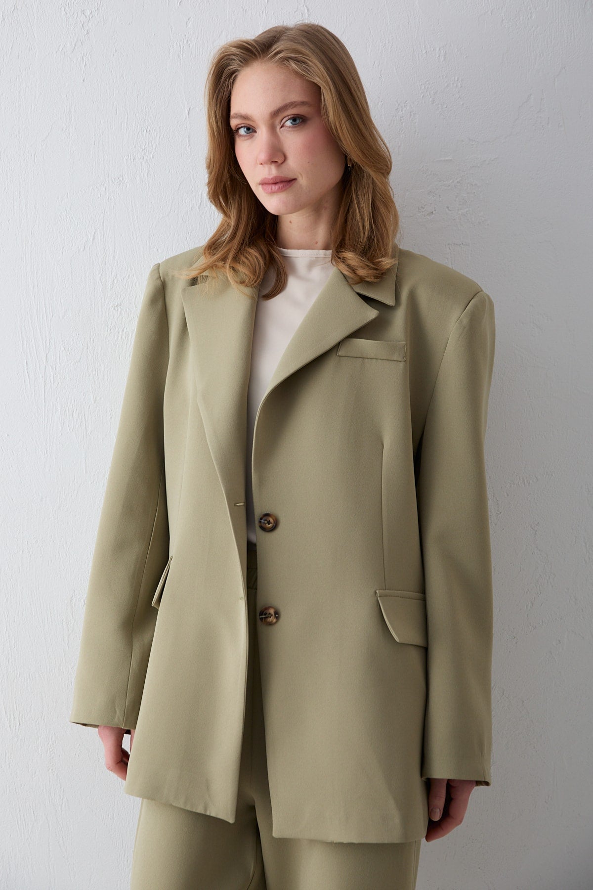 Oversize Ceketli Takım 32-2734